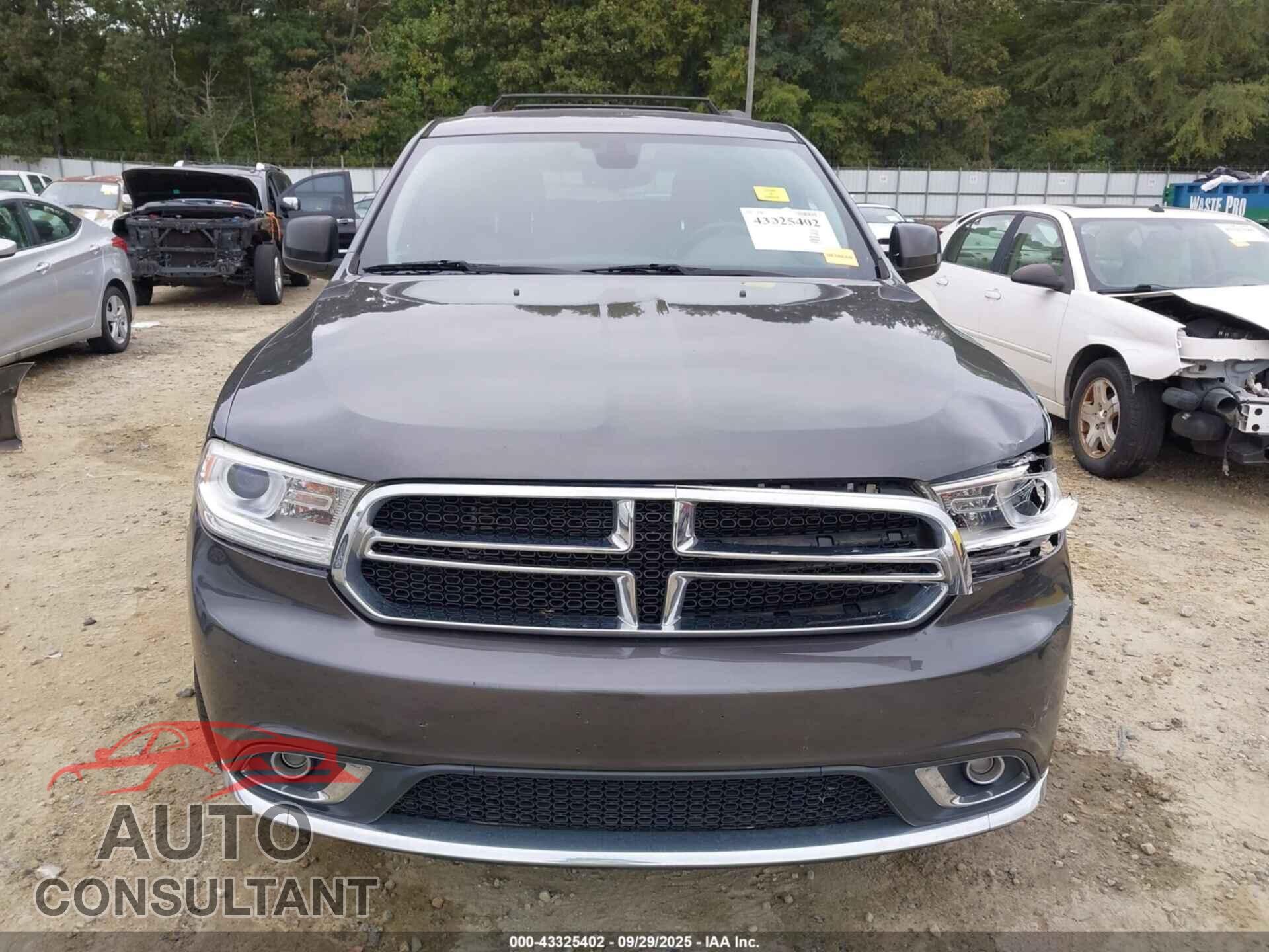 DODGE DURANGO 2017 - 1C4RDJAG4HC878912