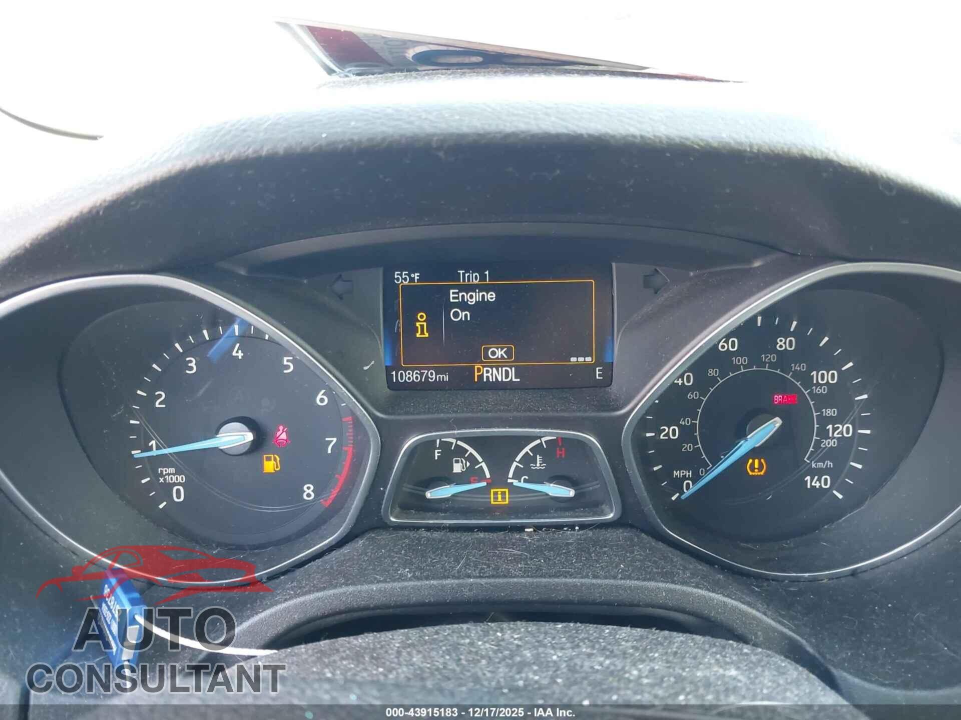 FORD FOCUS 2017 - 1FADP3K21HL280167