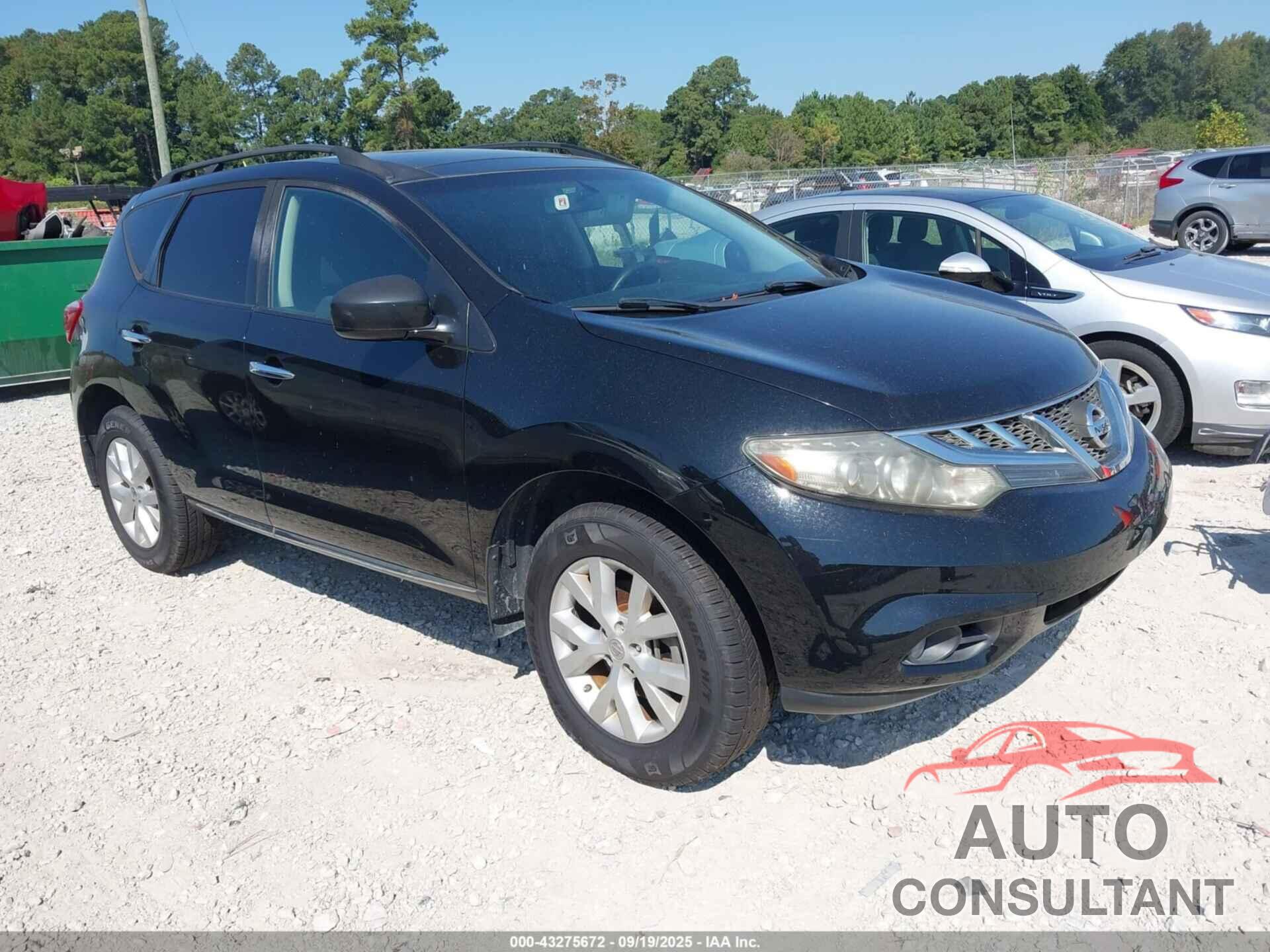 NISSAN MURANO 2011 - JN8AZ1MW6BW171967