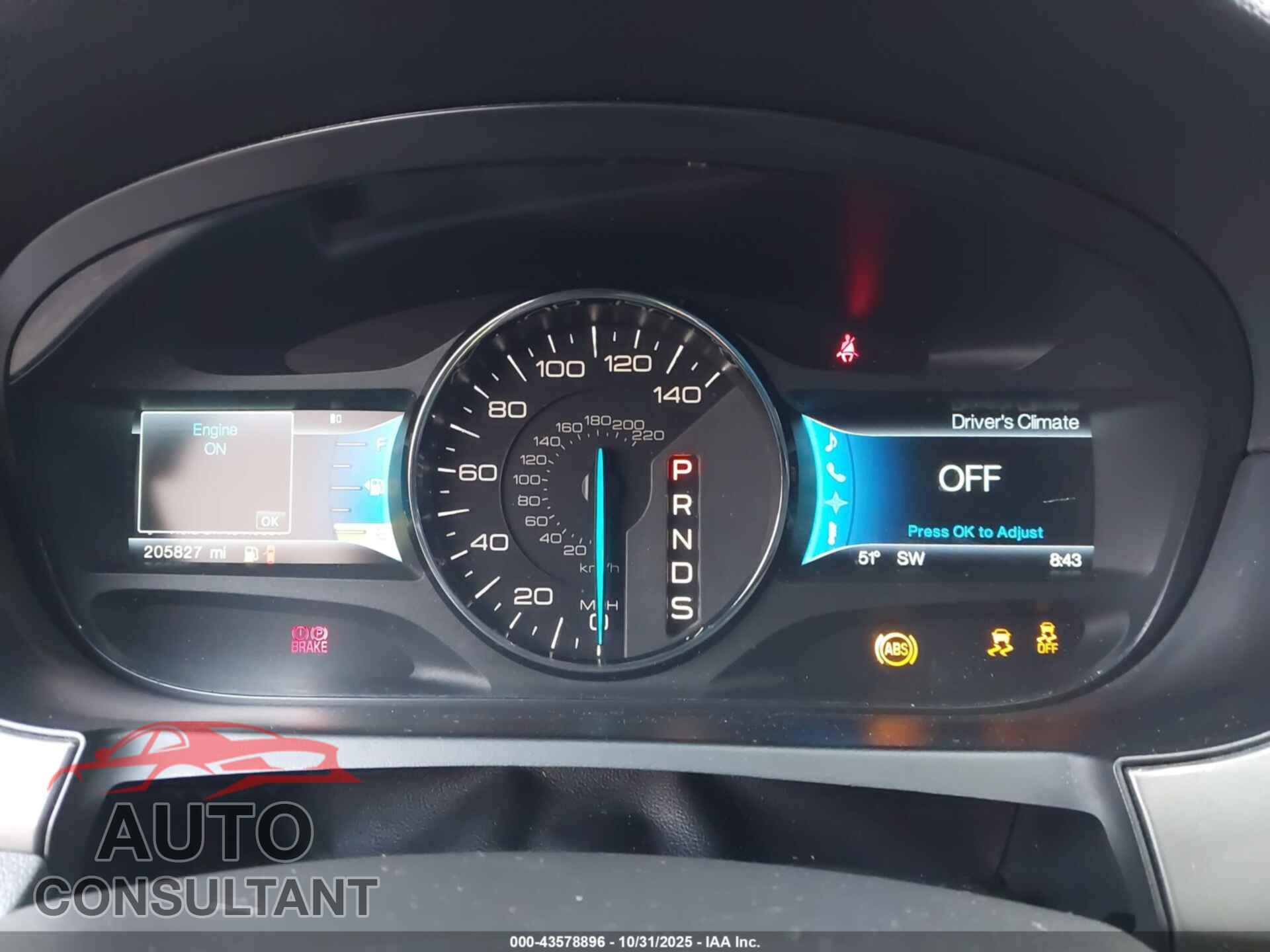 FORD EDGE 2013 - 2FMDK3AK0DBC72593