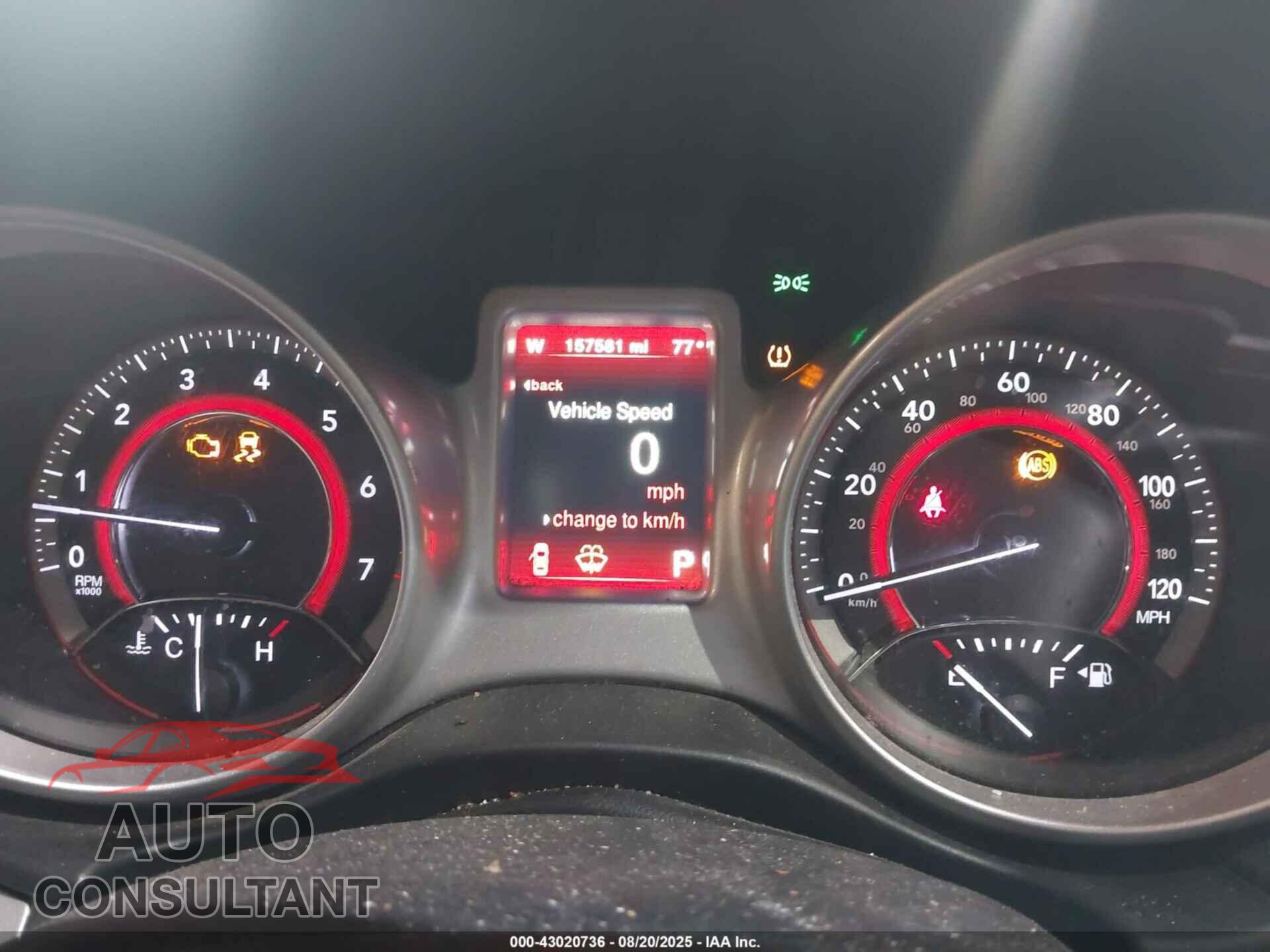 DODGE JOURNEY 2017 - 3C4PDCBB0HT612068