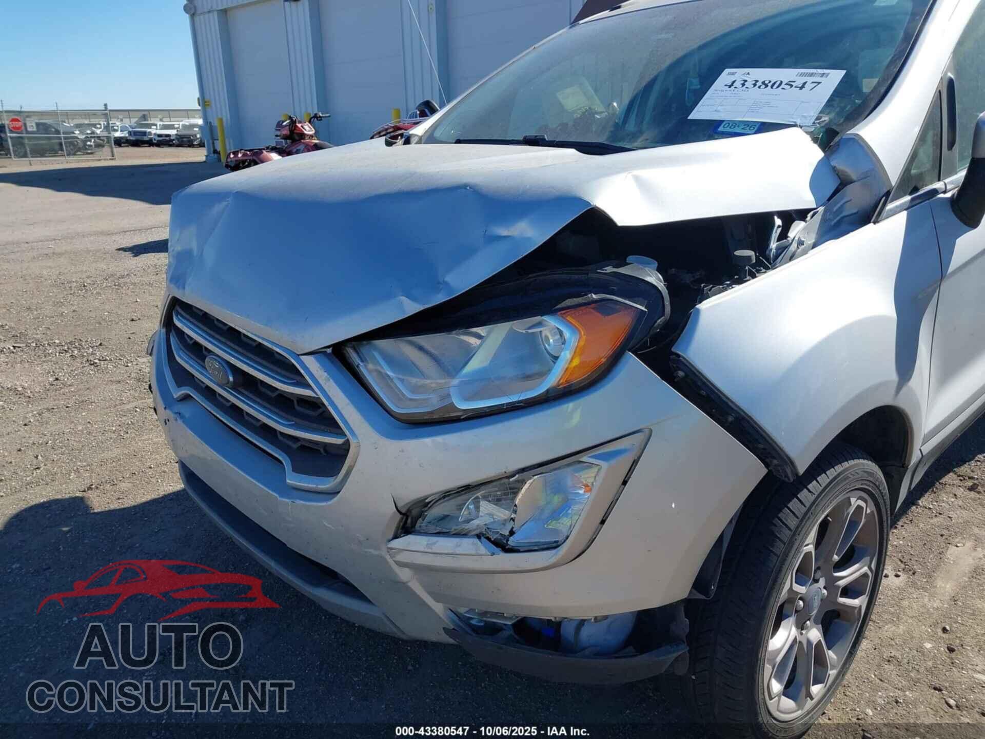 FORD ECOSPORT 2019 - MAJ6S3KL2KC267712