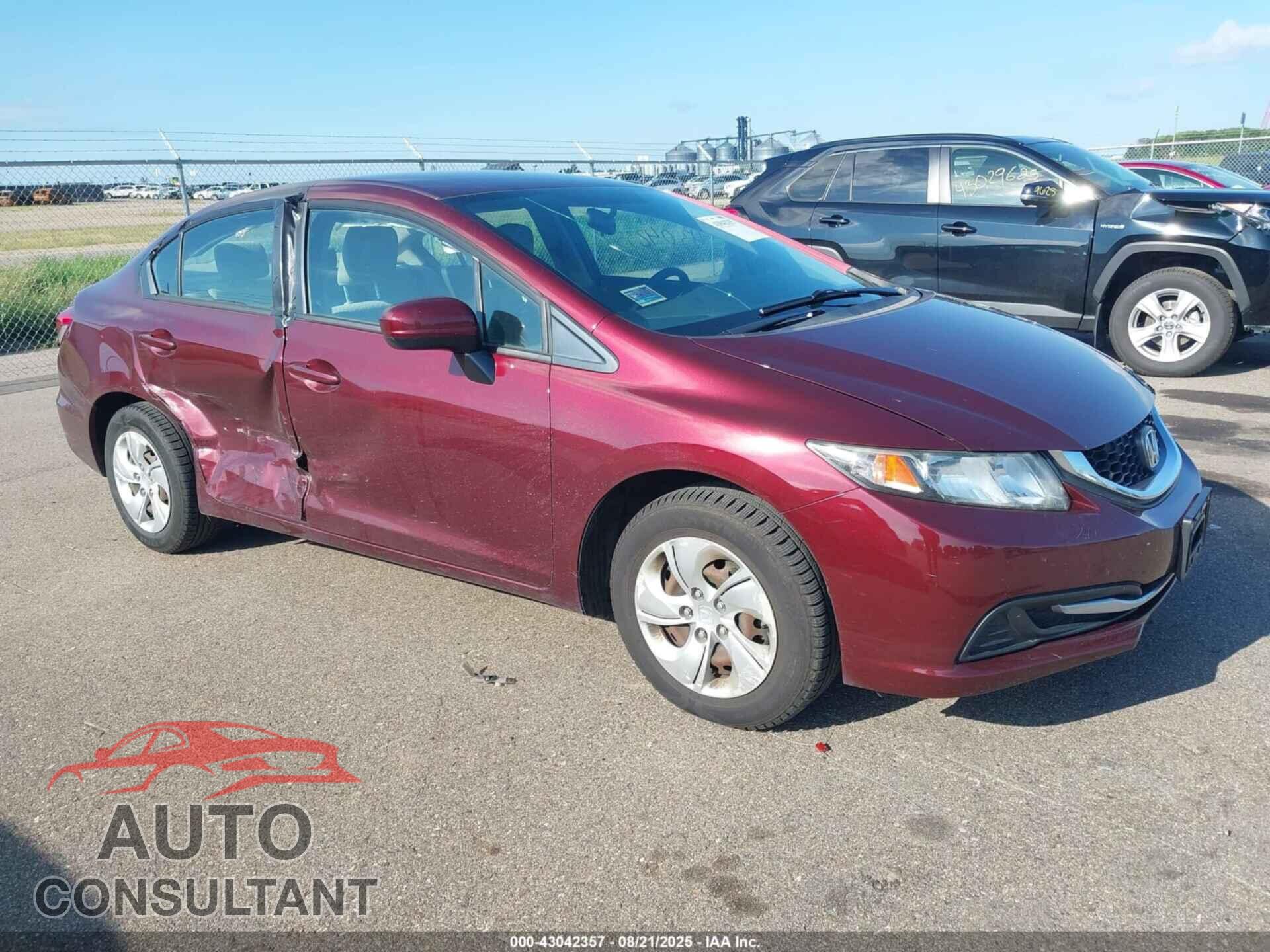 HONDA CIVIC 2015 - 19XFB2F53FE062012