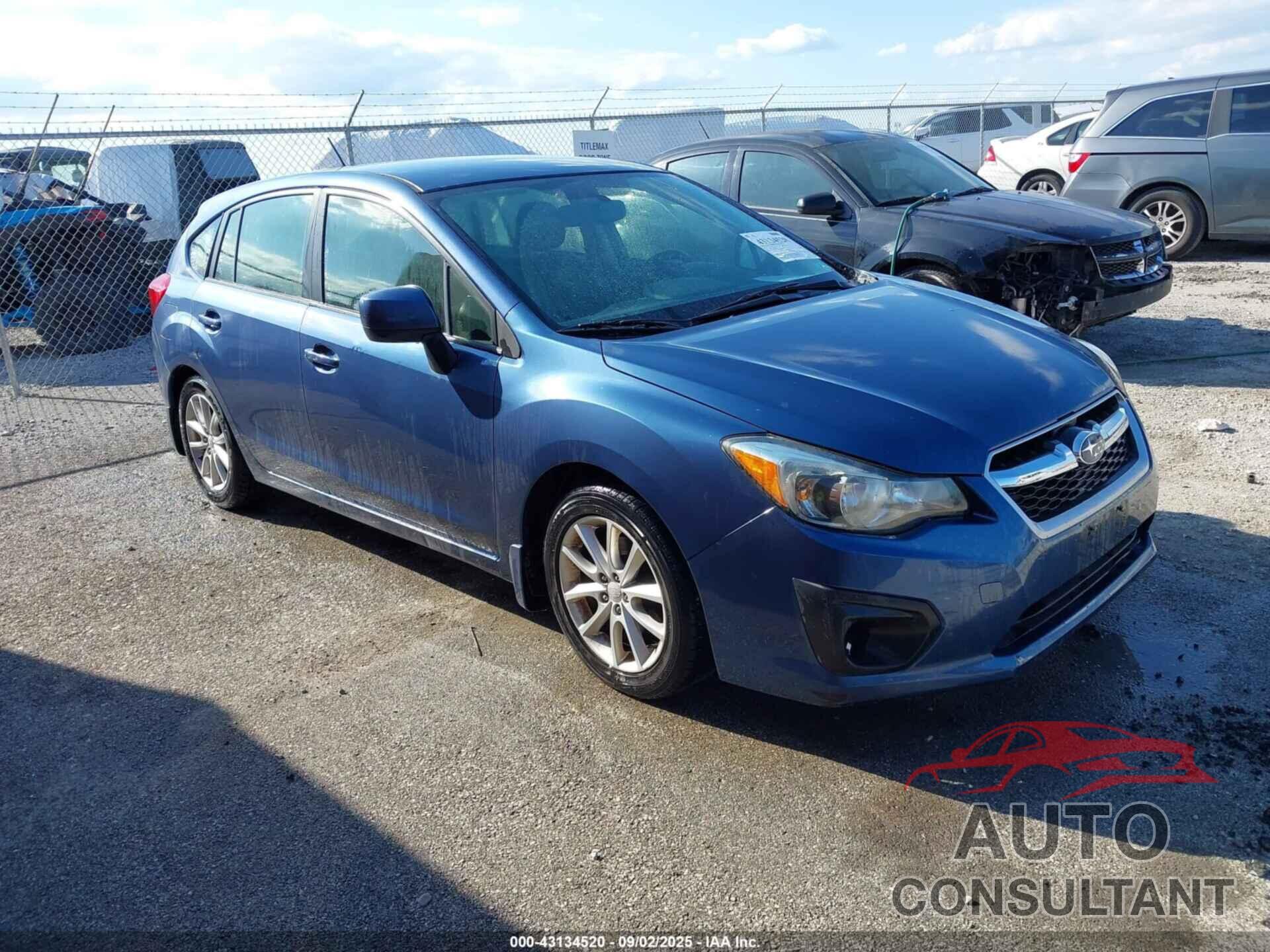 SUBARU IMPREZA 2013 - JF1GPAC68DH803748