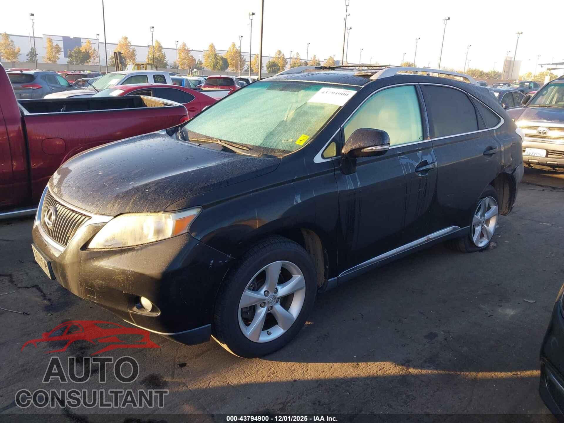 LEXUS RX 350 2012 - 2T2ZK1BA9CC067179