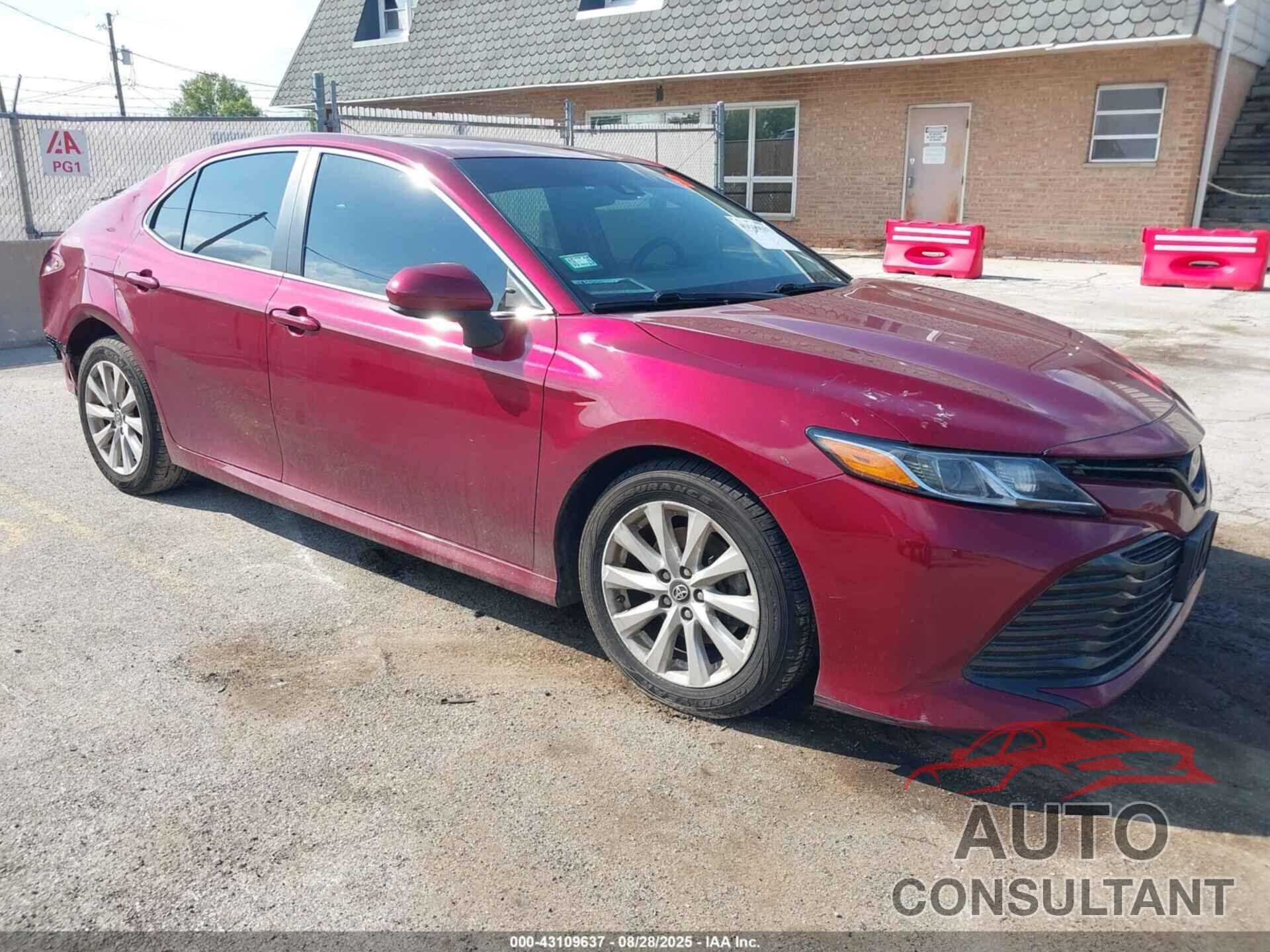 TOYOTA CAMRY 2019 - 4T1B11HK8KU809318