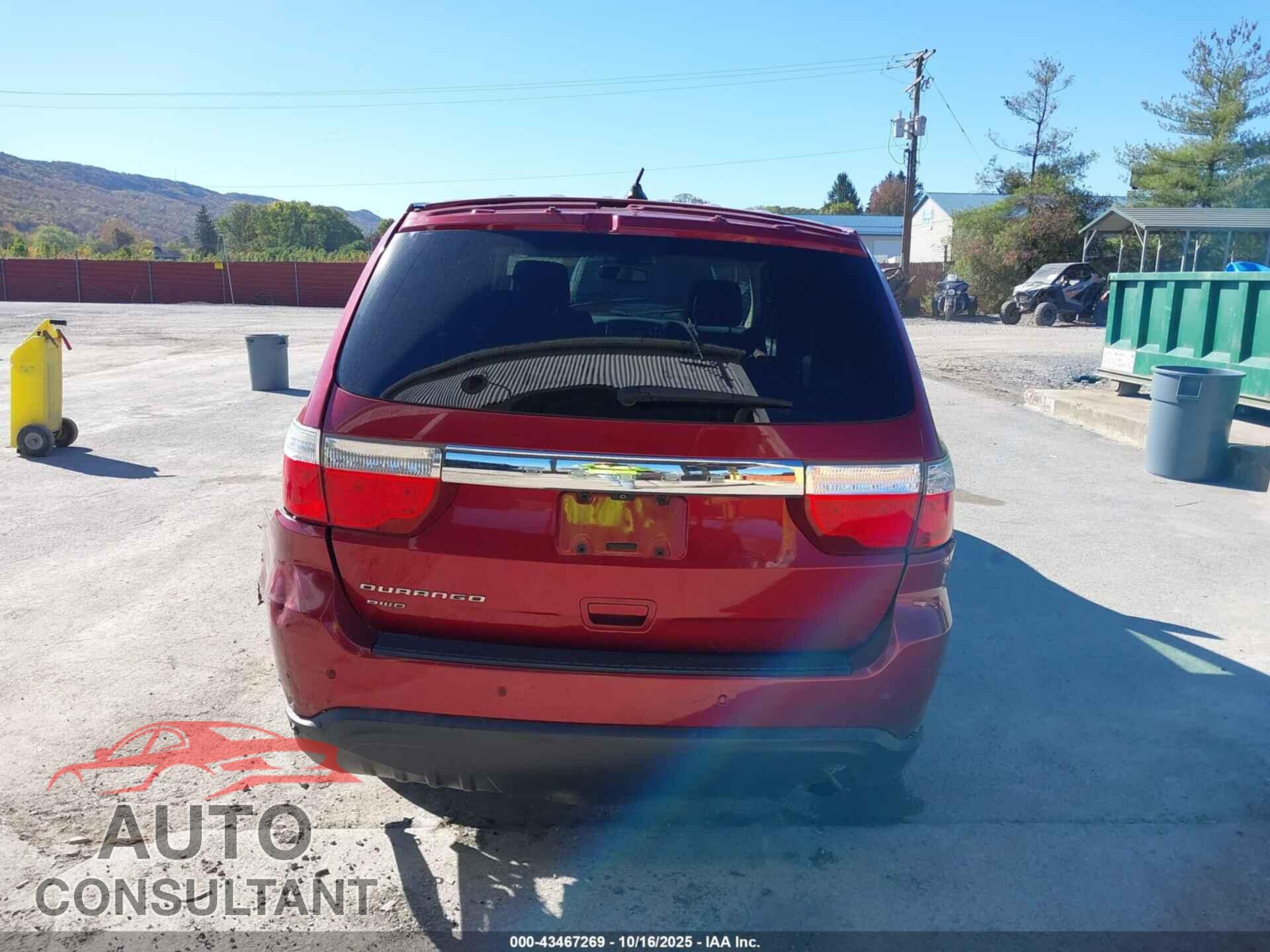 DODGE DURANGO 2013 - 1C4RDJAG4DC608637