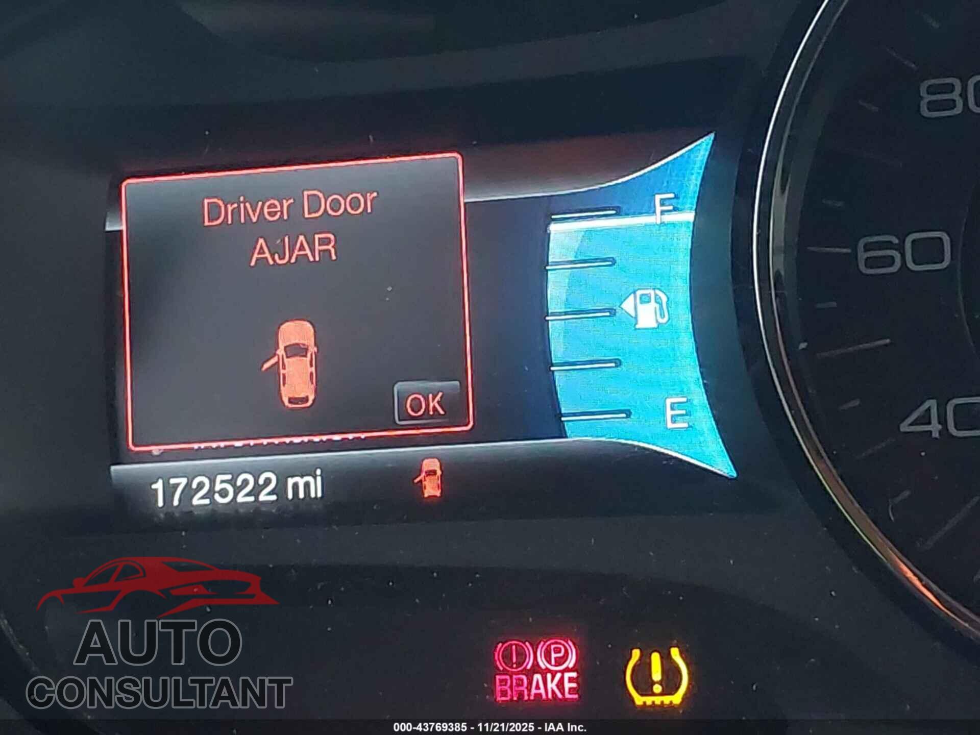 FORD EDGE 2011 - 2FMDK3KCXBBB35603