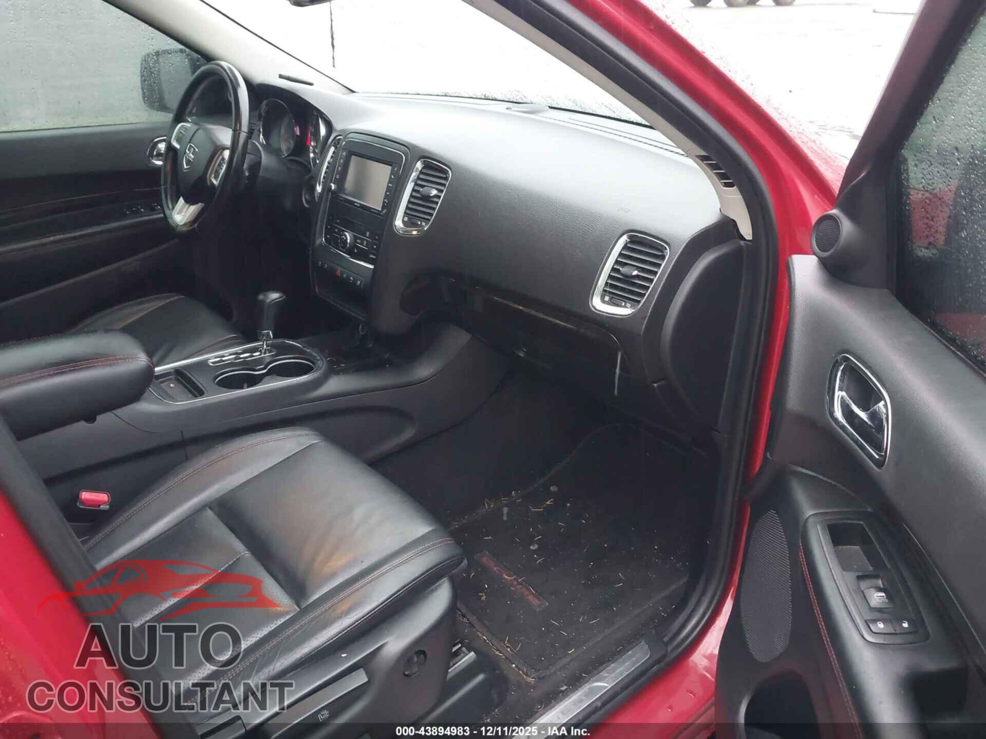 DODGE DURANGO 2012 - 1C4SDHCT0CC206584