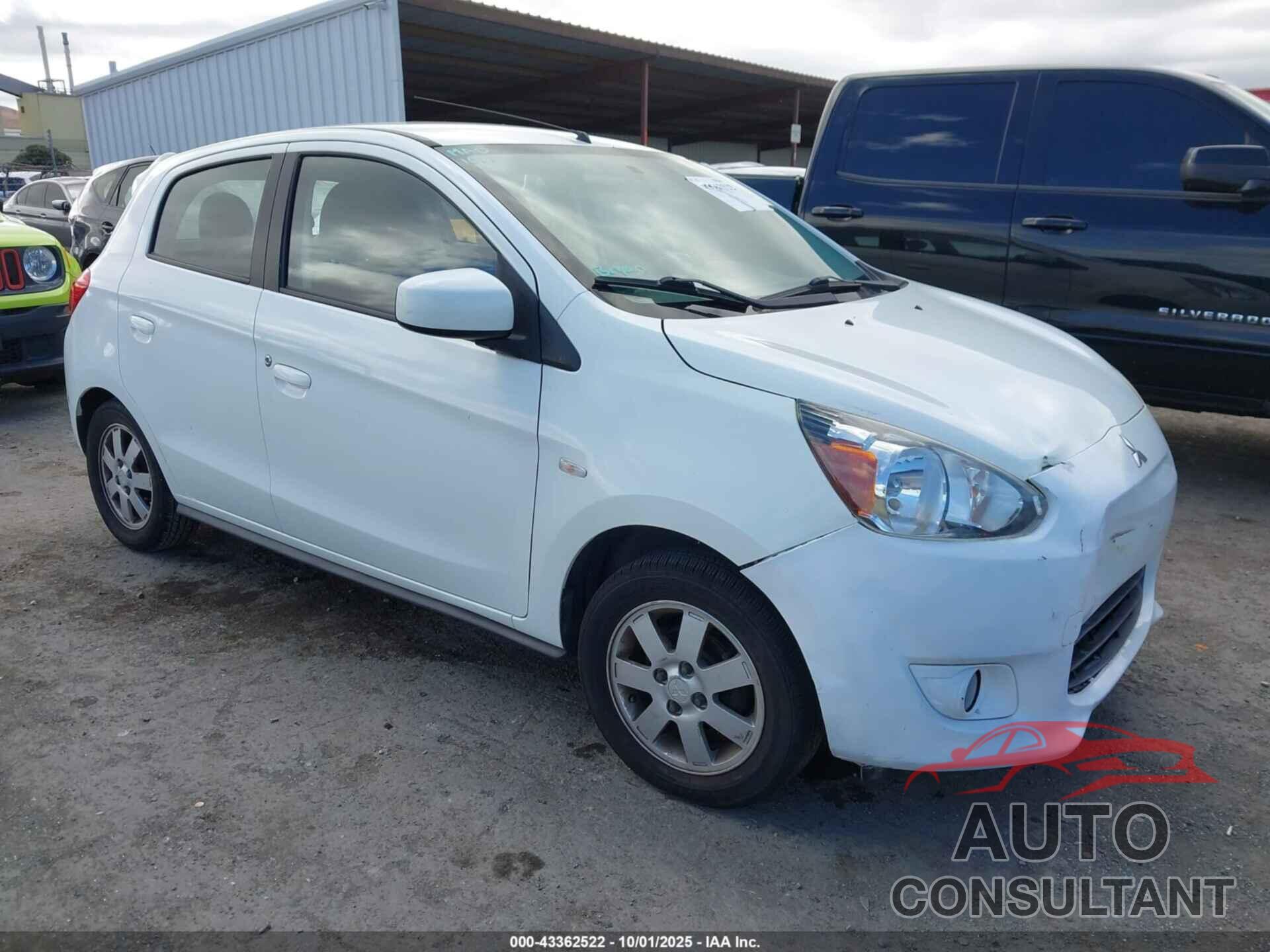 MITSUBISHI MIRAGE 2014 - ML32A4HJ6EH008707
