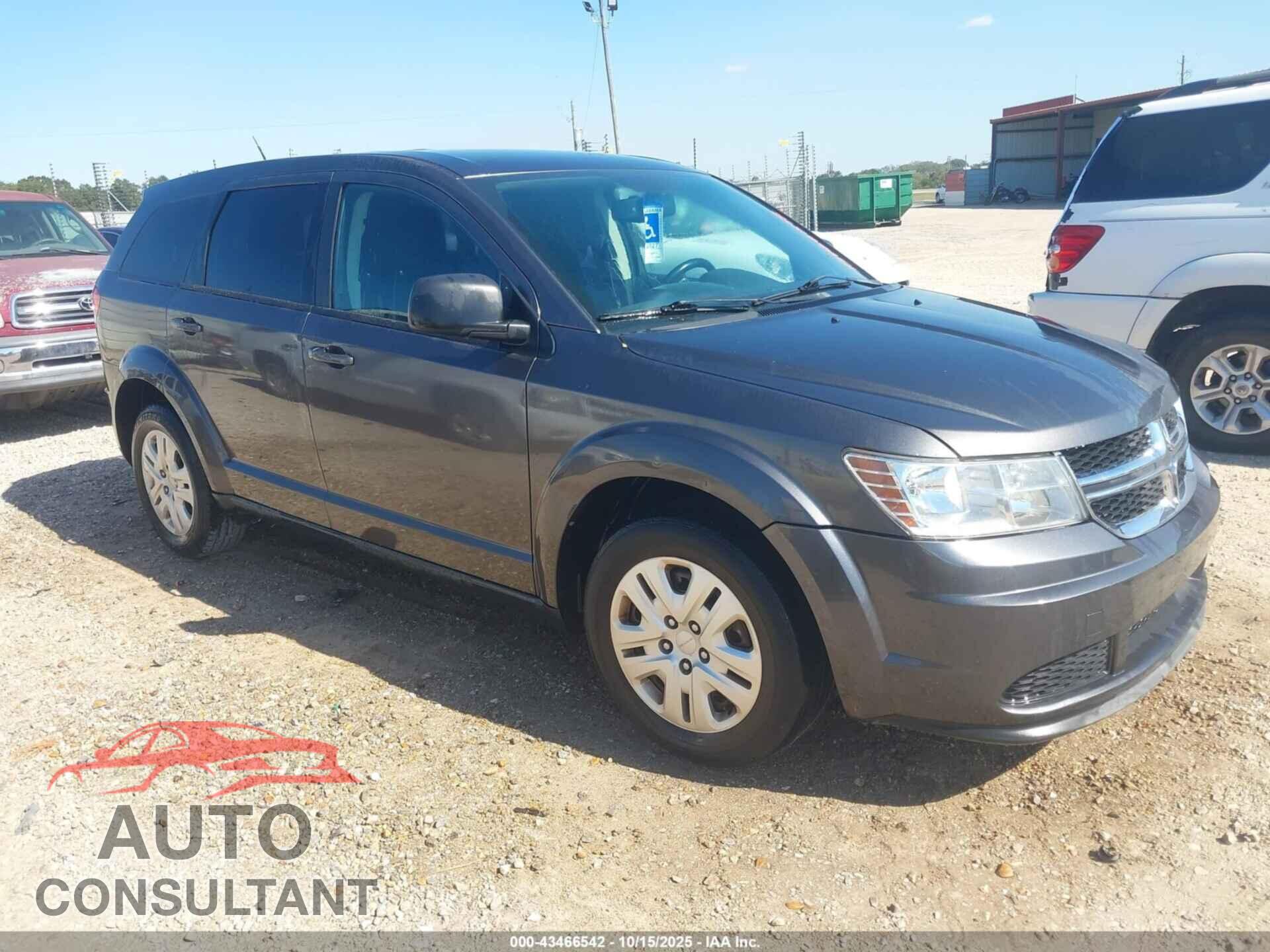 DODGE JOURNEY 2015 - 3C4PDCAB7FT618397