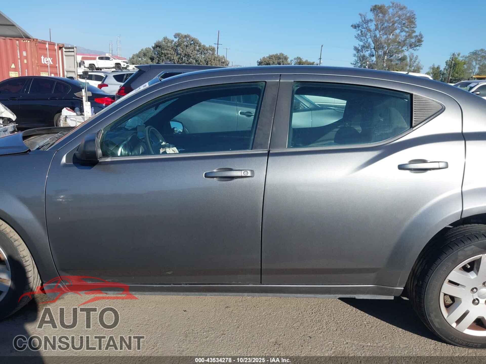 DODGE AVENGER 2012 - 1C3CDZAB5CN220770