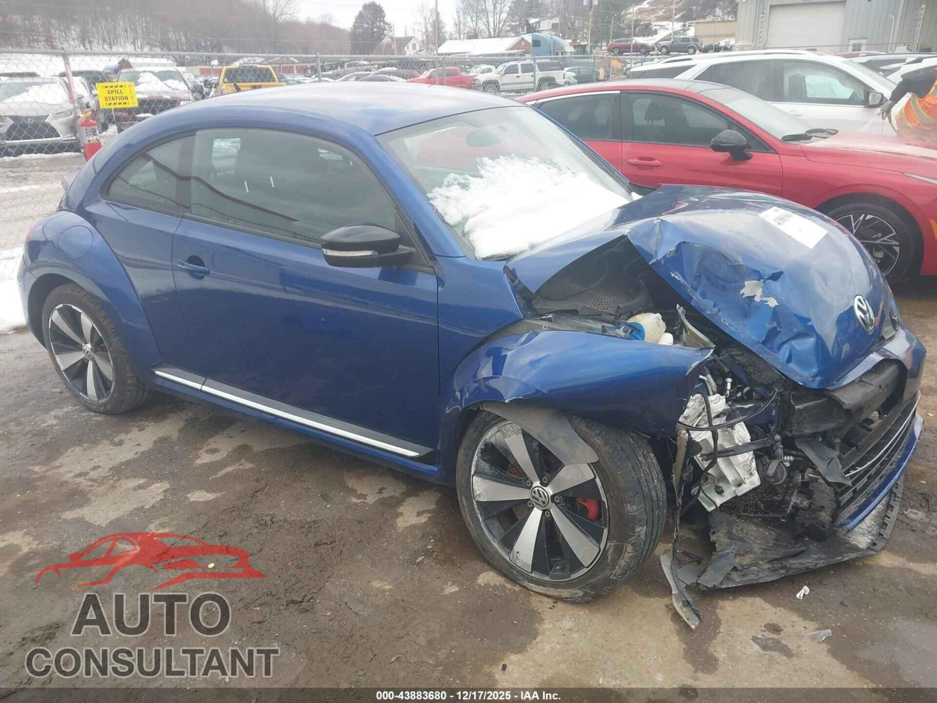 VOLKSWAGEN BEETLE 2012 - 3VWVA7ATXCM666320