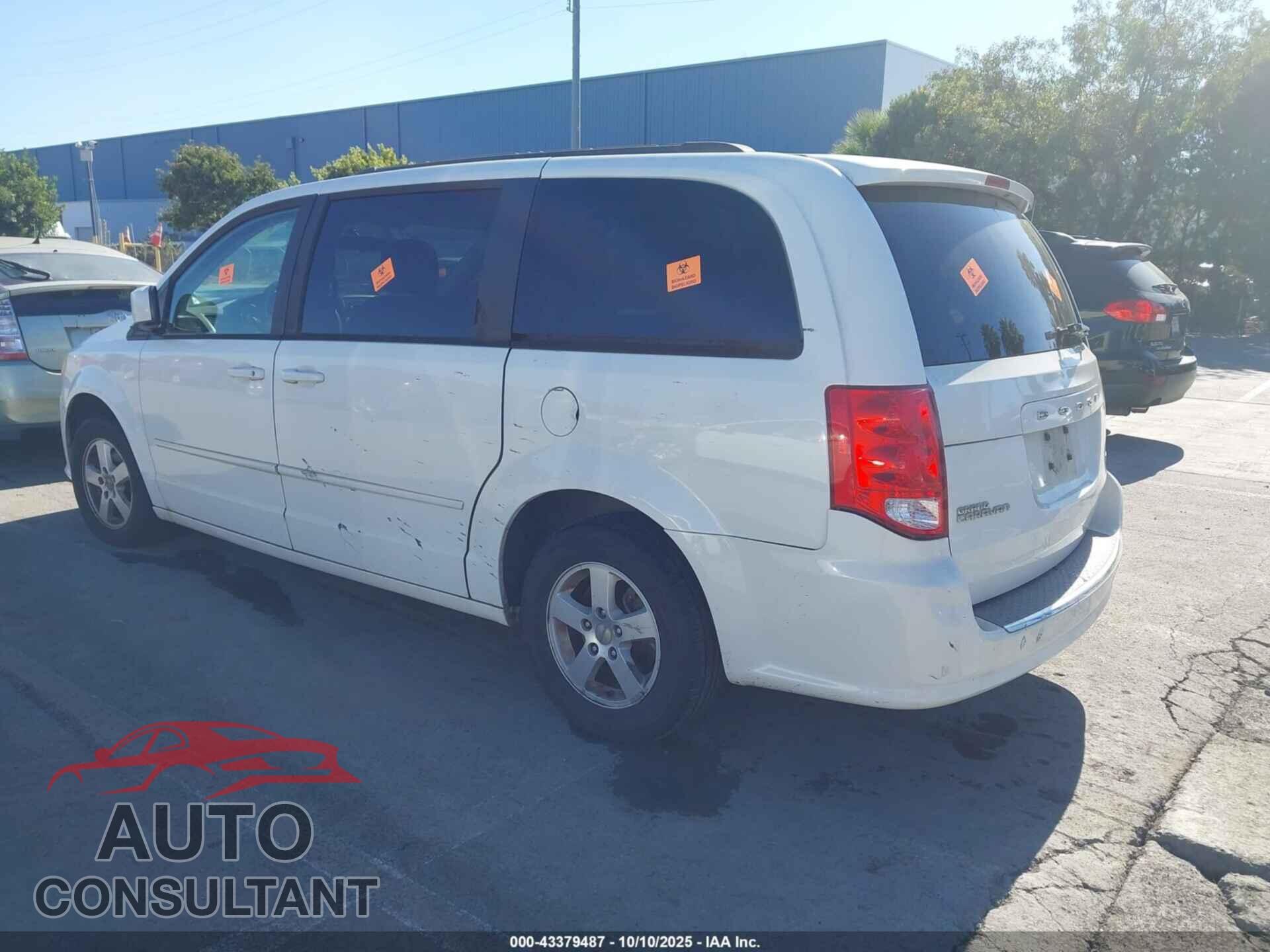 DODGE GRAND CARAVAN 2012 - 2C4RDGCG2CR404246