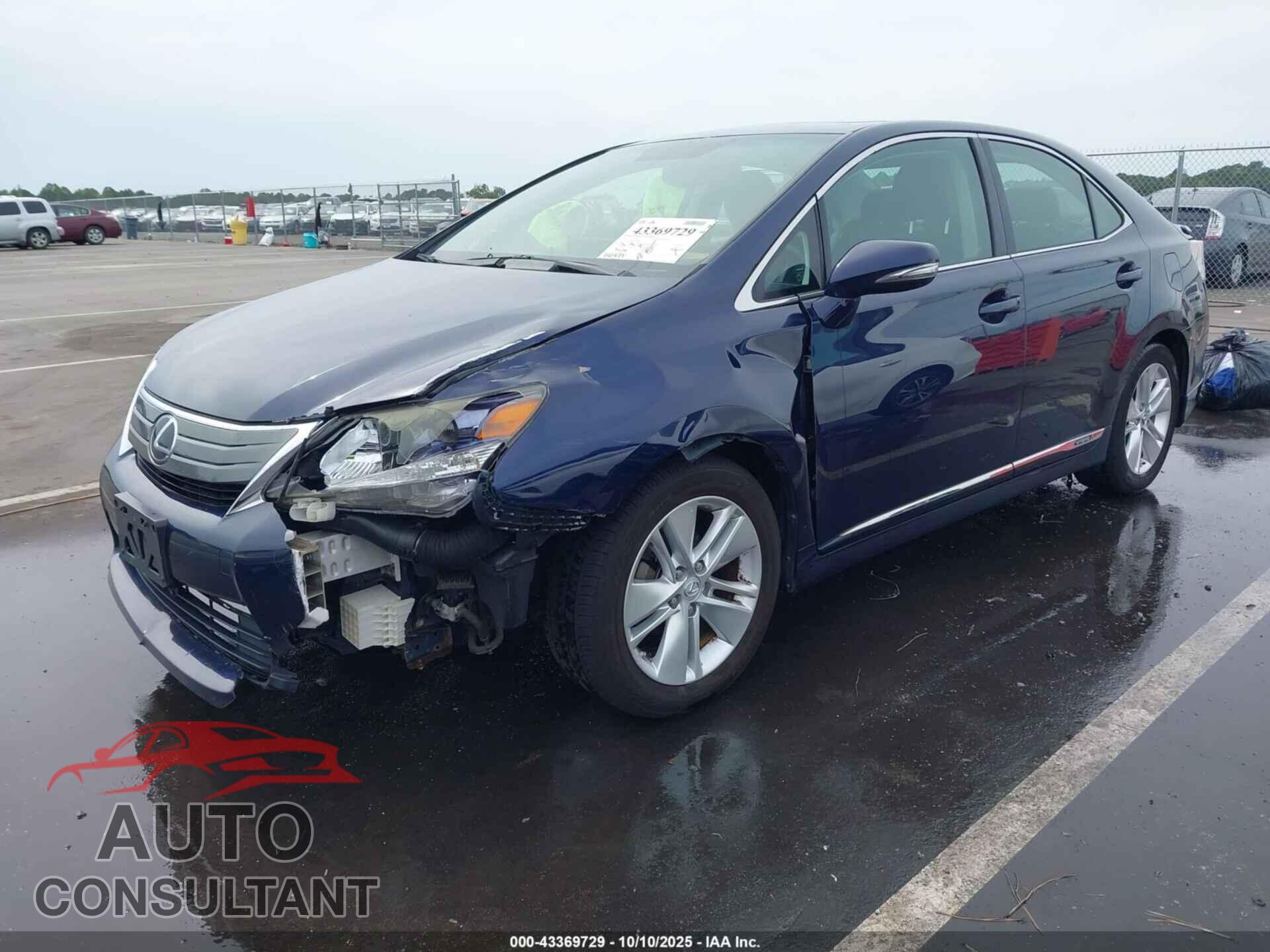 LEXUS HS 250H 2011 - JTHBB1BAXB2044687