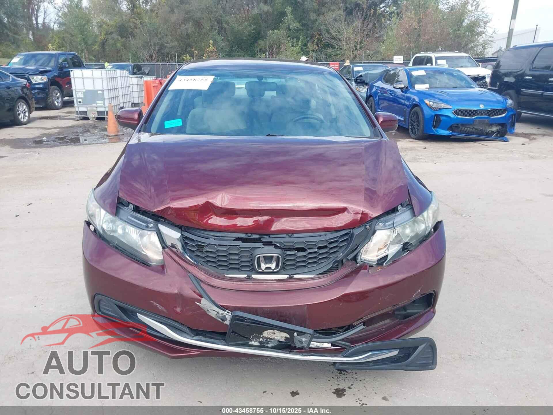 HONDA CIVIC 2014 - 19XFB2F58EE247980