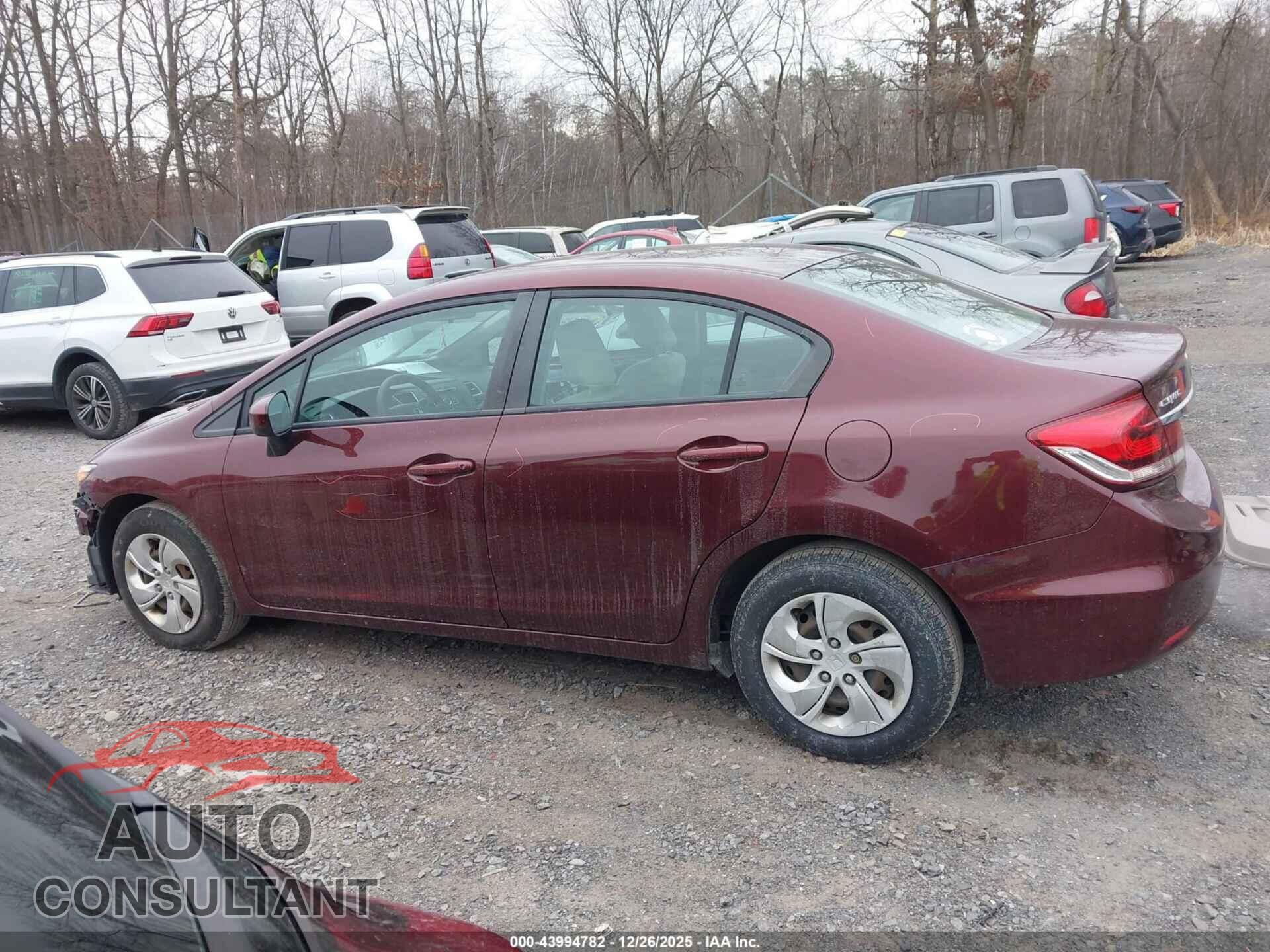 HONDA CIVIC 2014 - 19XFB2F52EE262054