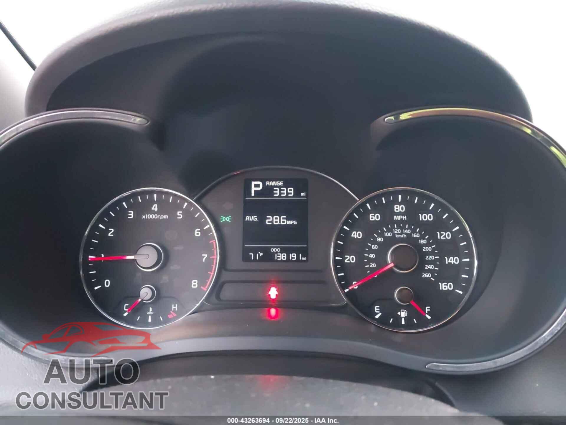 KIA FORTE 2017 - 3KPFK4A75HE124792