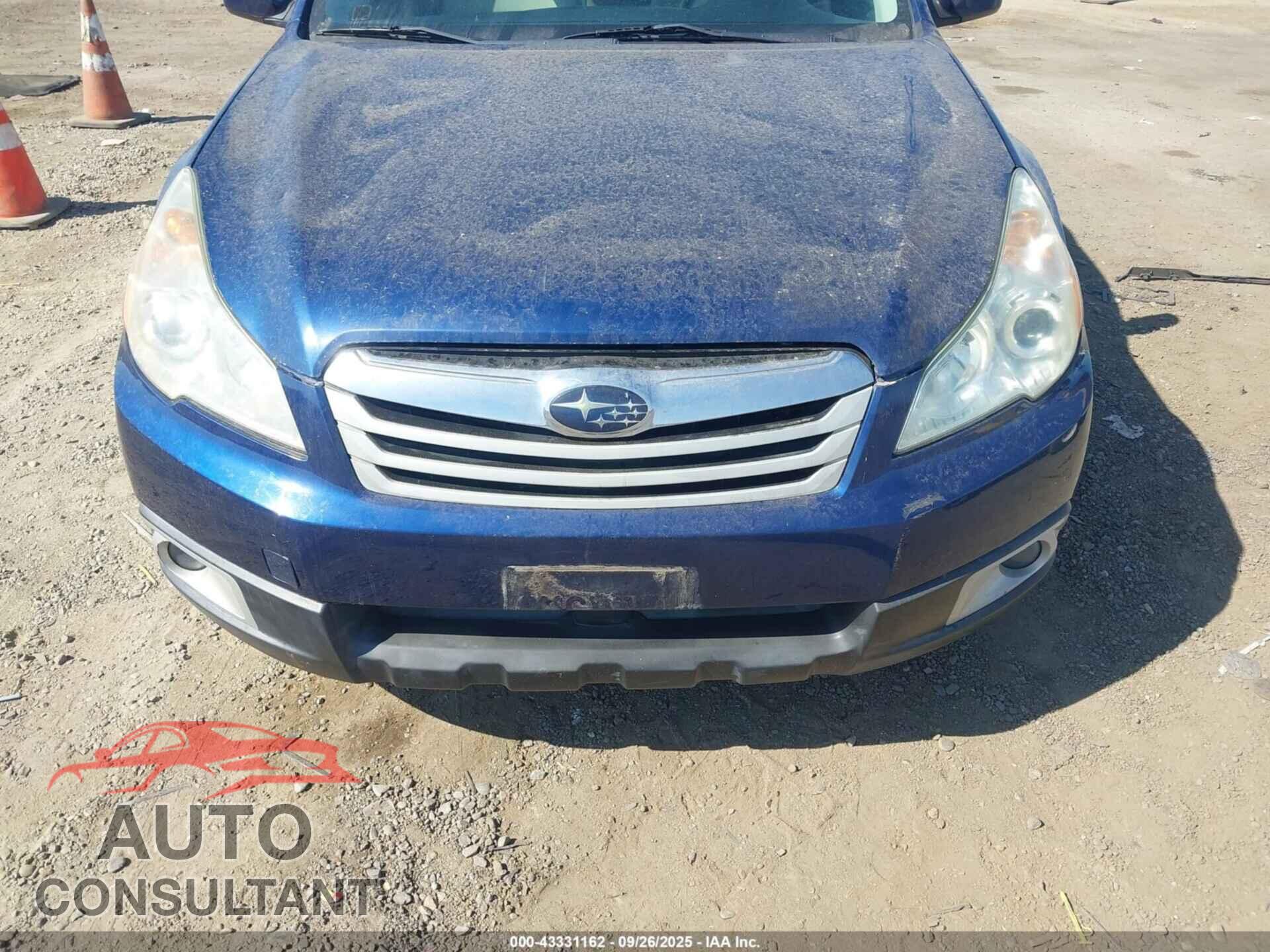 SUBARU OUTBACK 2011 - 4S4BRBBC5B3354627