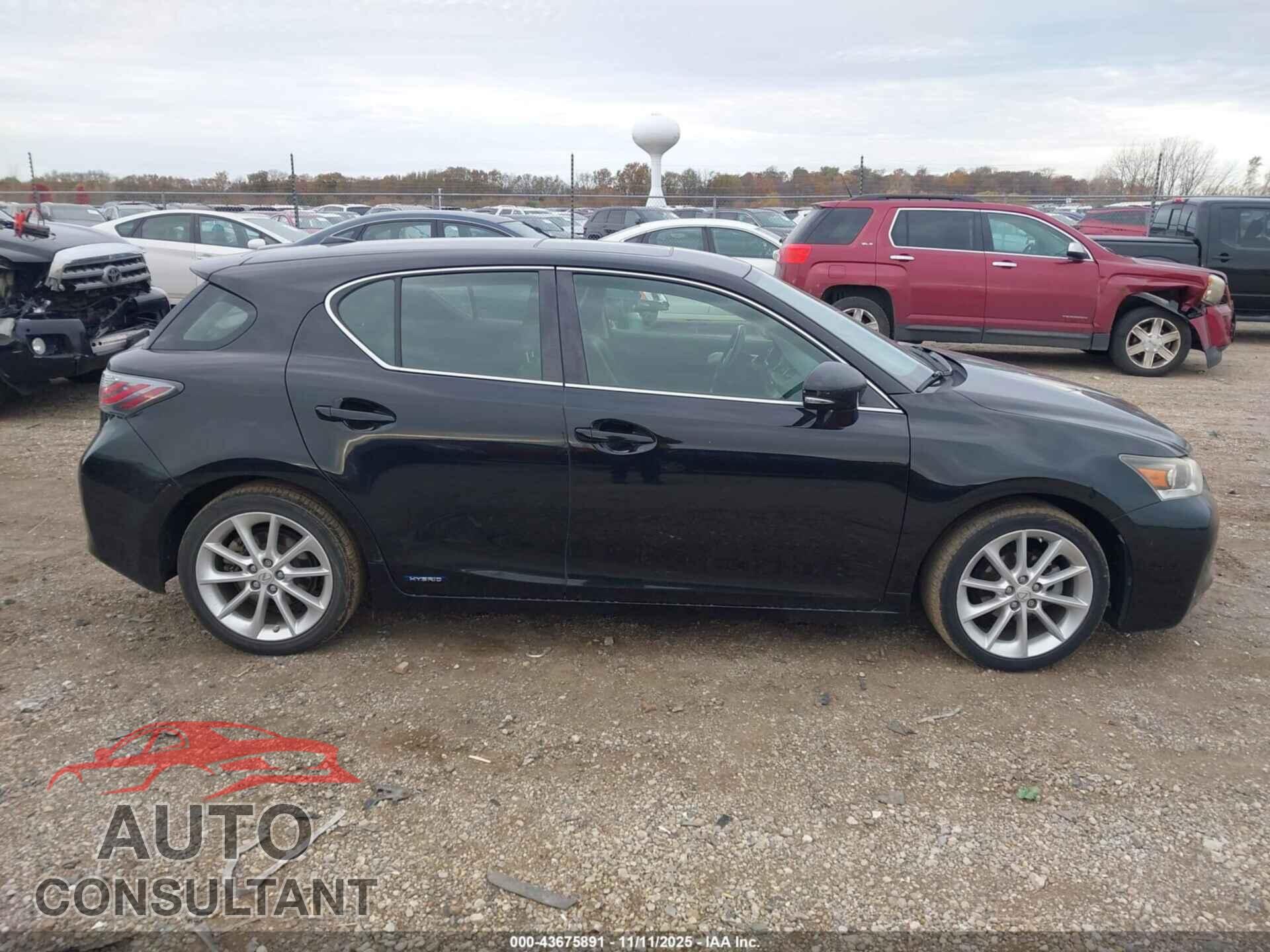 LEXUS CT 200H 2011 - JTHKD5BH9B2041682