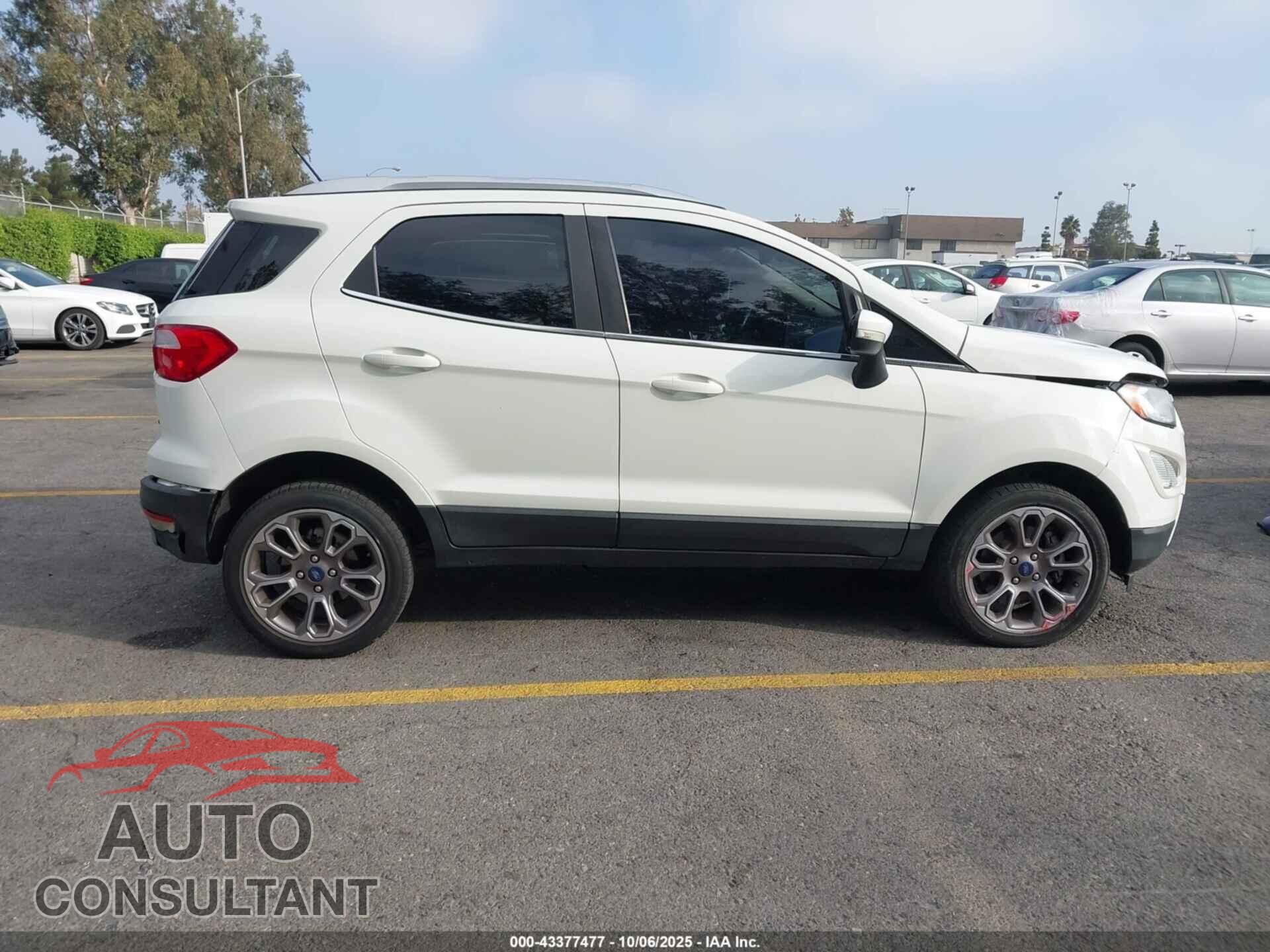 FORD ECOSPORT 2019 - MAJ6S3KL4KC307708