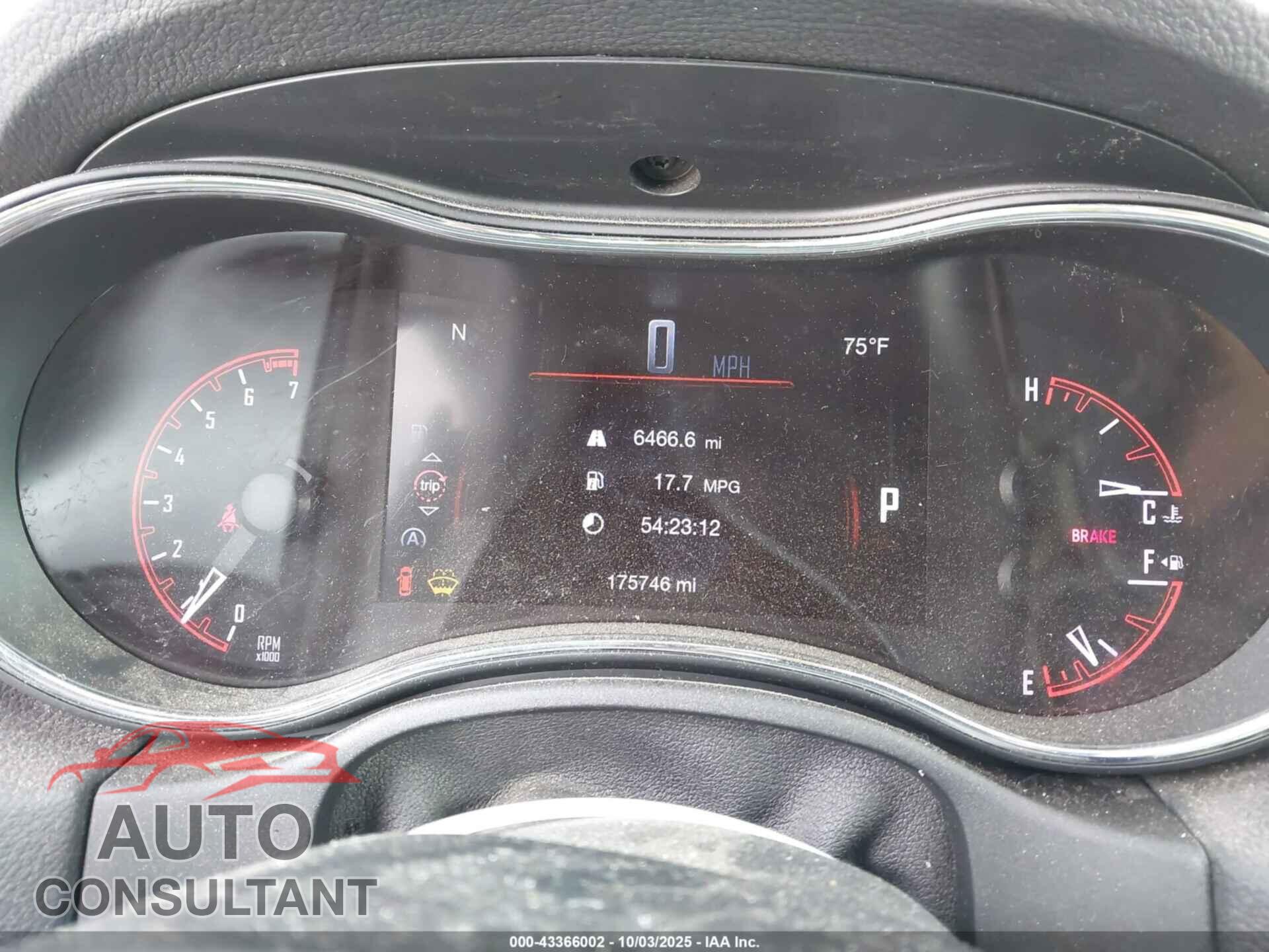 DODGE DURANGO 2017 - 1C4RDHDG3HC748365
