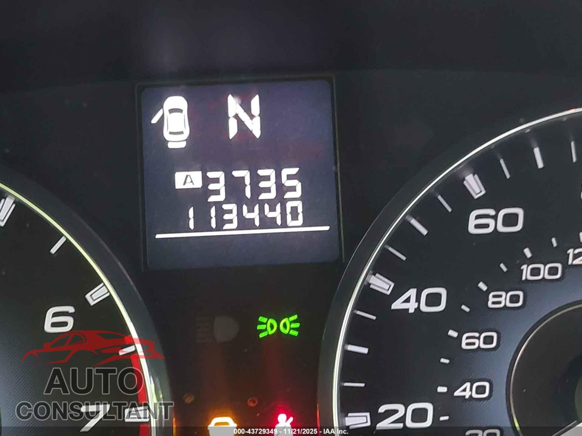 SUBARU OUTBACK 2012 - 4S4BRCCC5C3207875