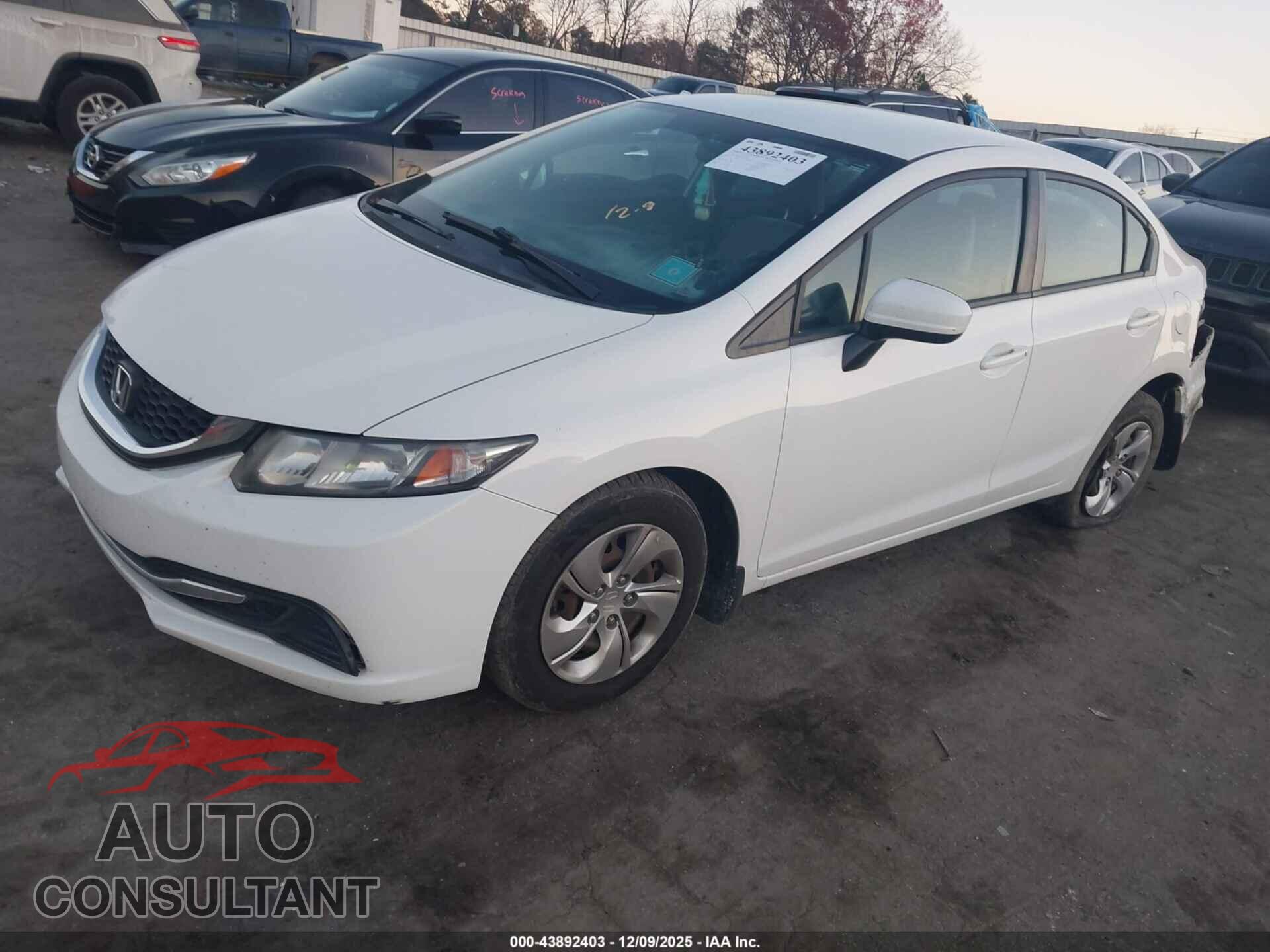 HONDA CIVIC 2015 - 2HGFB2F58FH558459