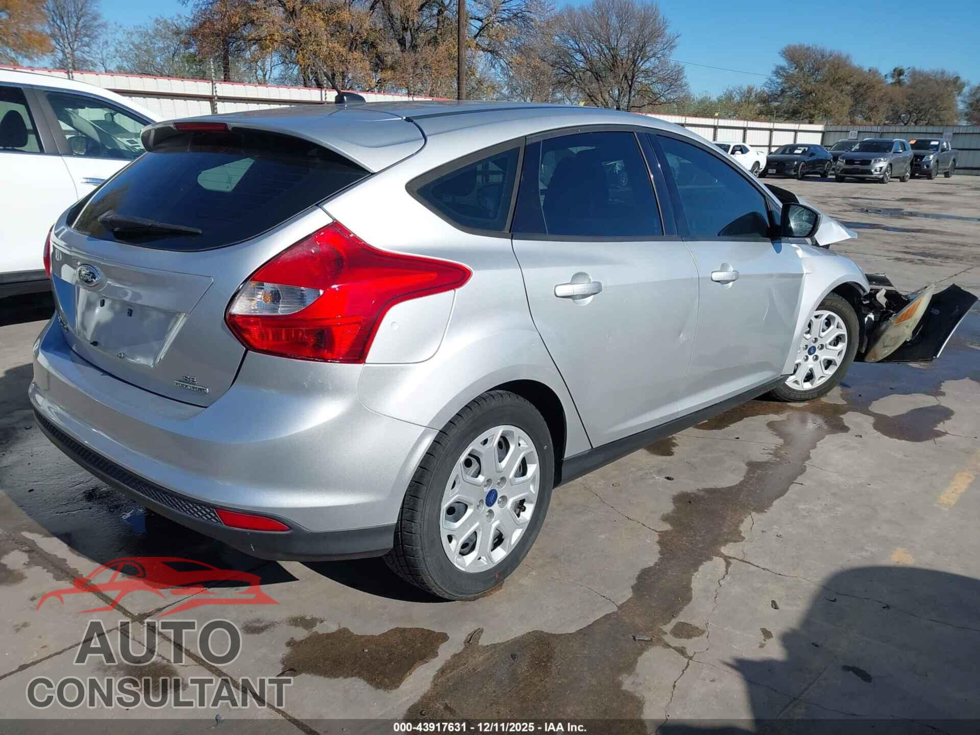 FORD FOCUS 2012 - 1FAHP3K22CL449302