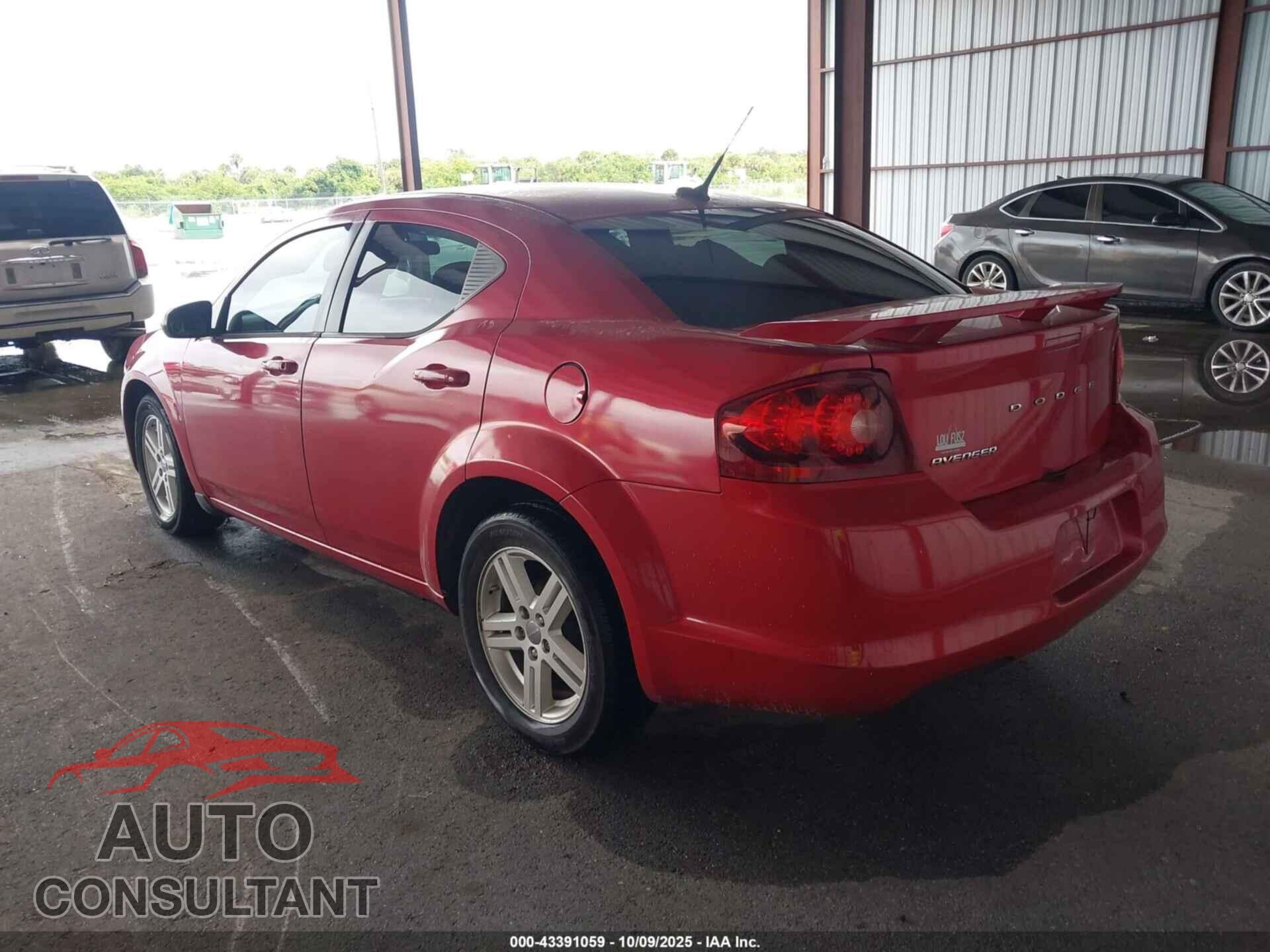 DODGE AVENGER 2011 - 1B3BD1FB1BN509100