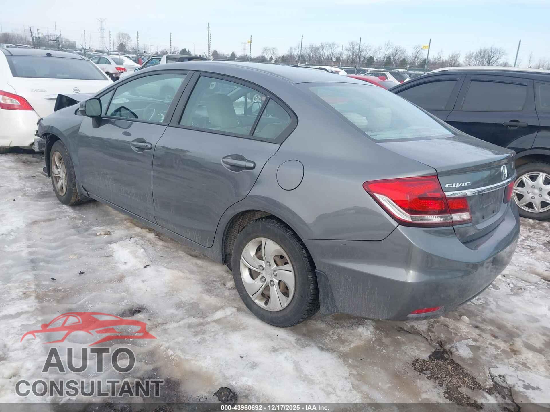 HONDA CIVIC 2013 - 19XFB2F59DE074730