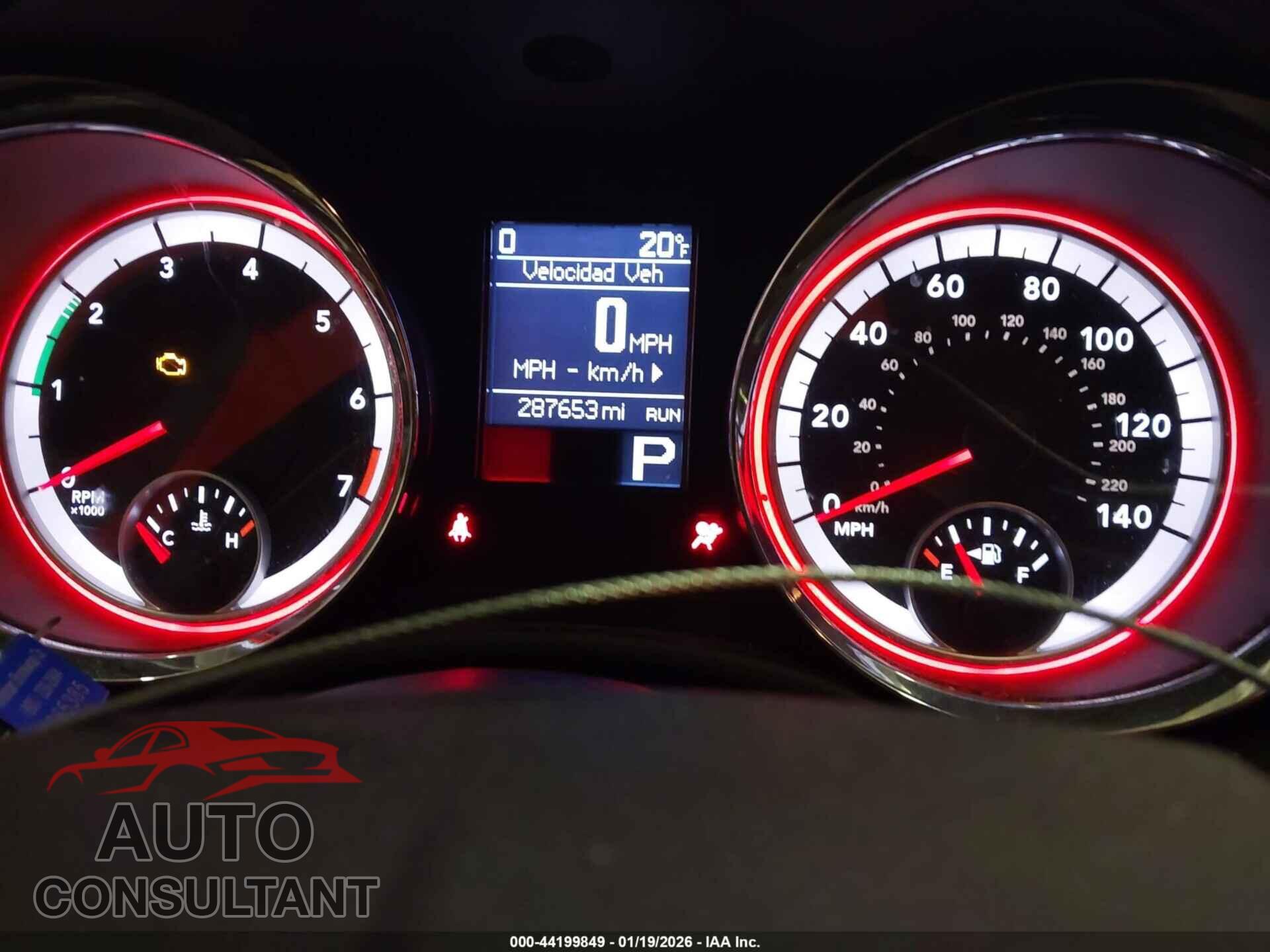 DODGE DURANGO 2013 - 1C4RDHAG2DC608404