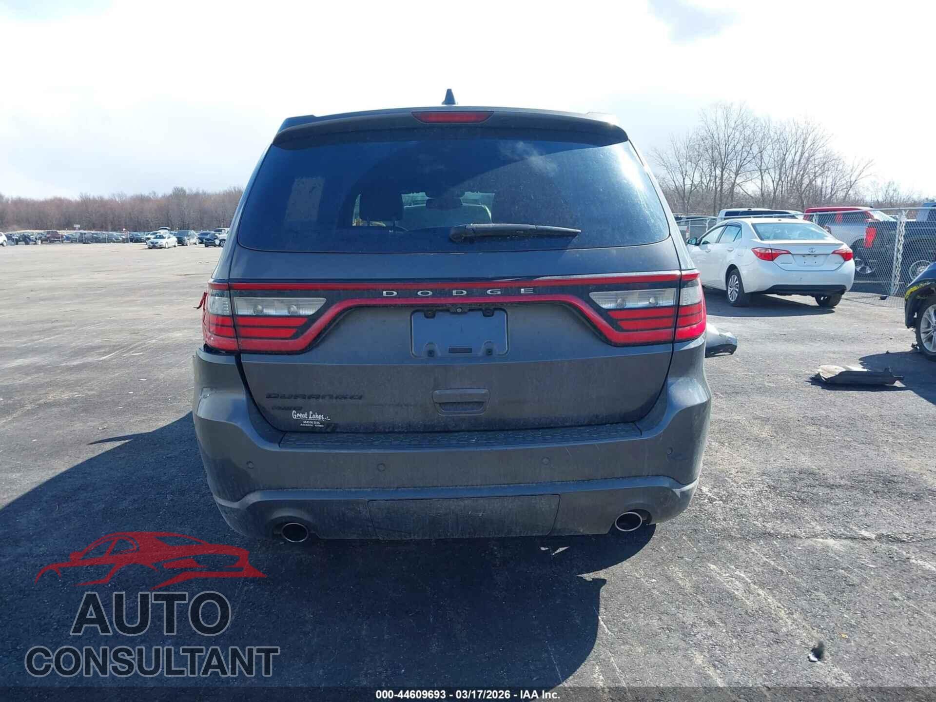 DODGE DURANGO 2015 - 1C4RDJAGXFC202672