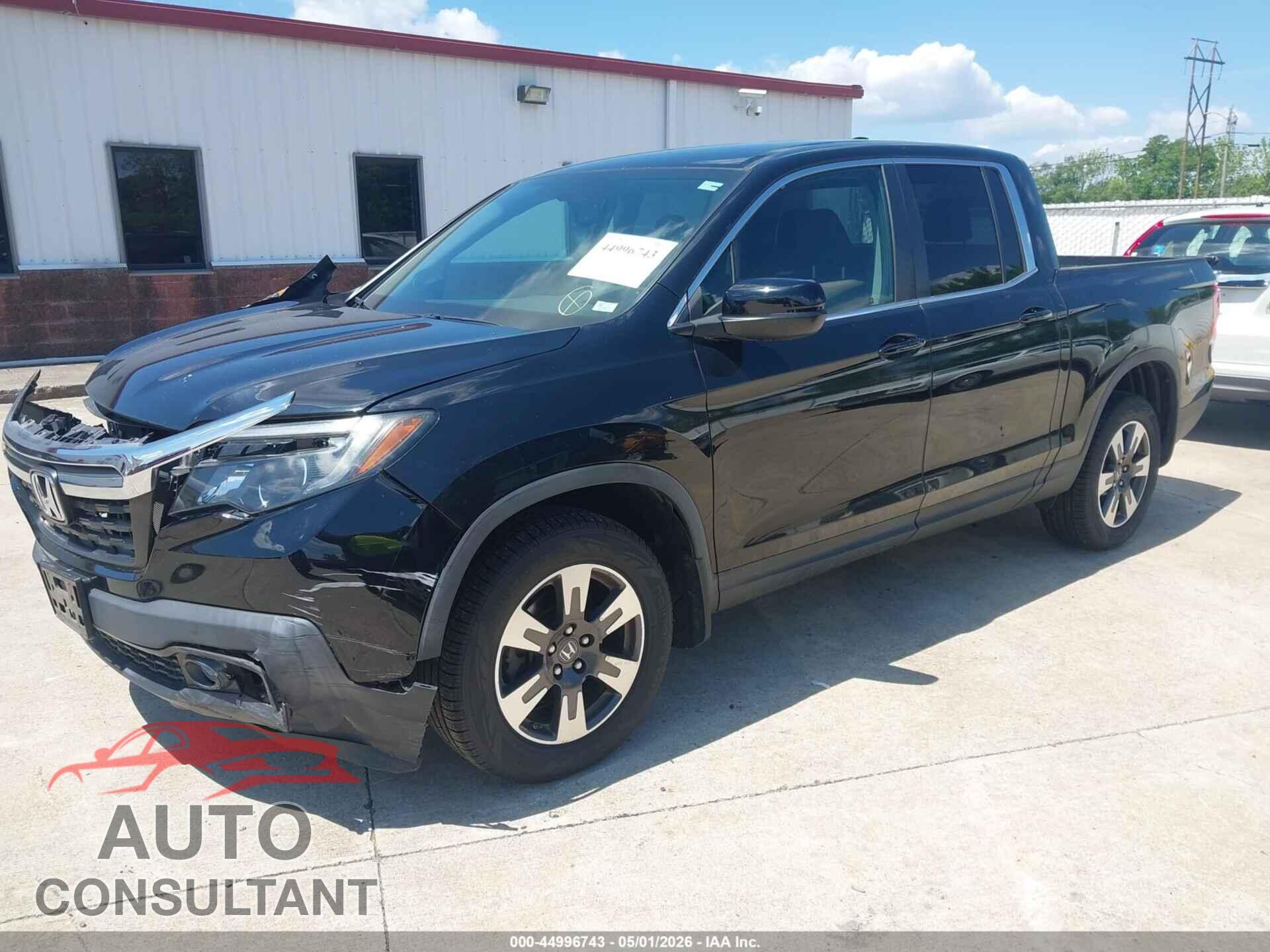 HONDA RIDGELINE 2017 - 5FPYK3F69HB031293