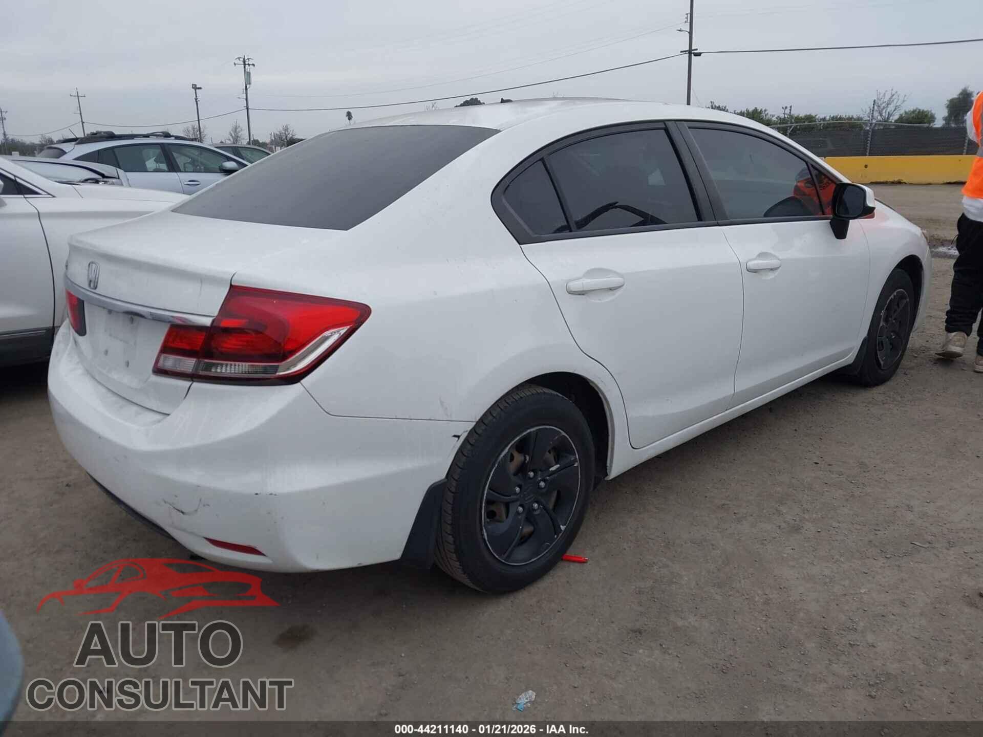 HONDA CIVIC 2013 - 19XFB2F55DE260829