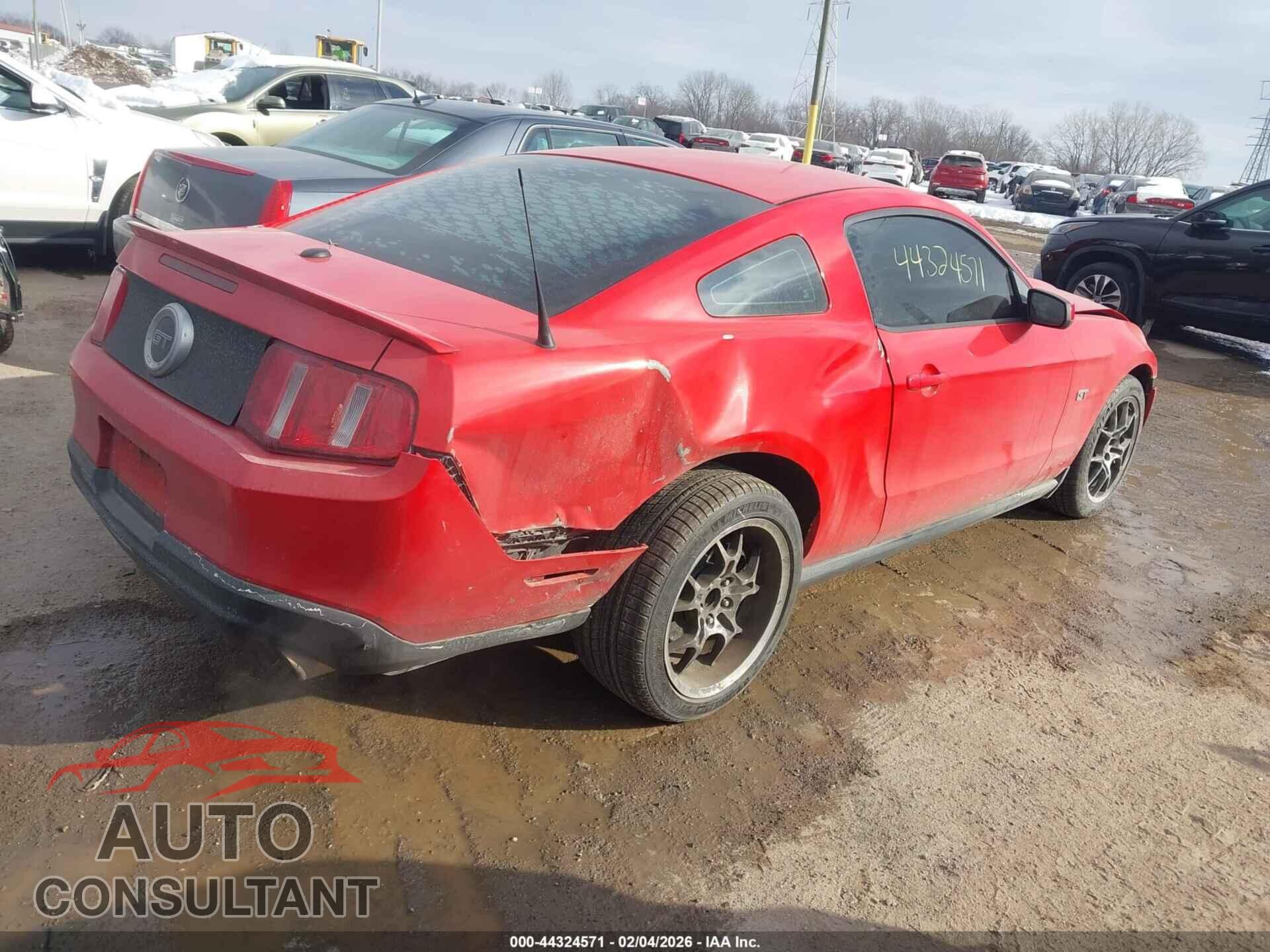 FORD MUSTANG 2010 - 1ZVBP8CH4A5111205