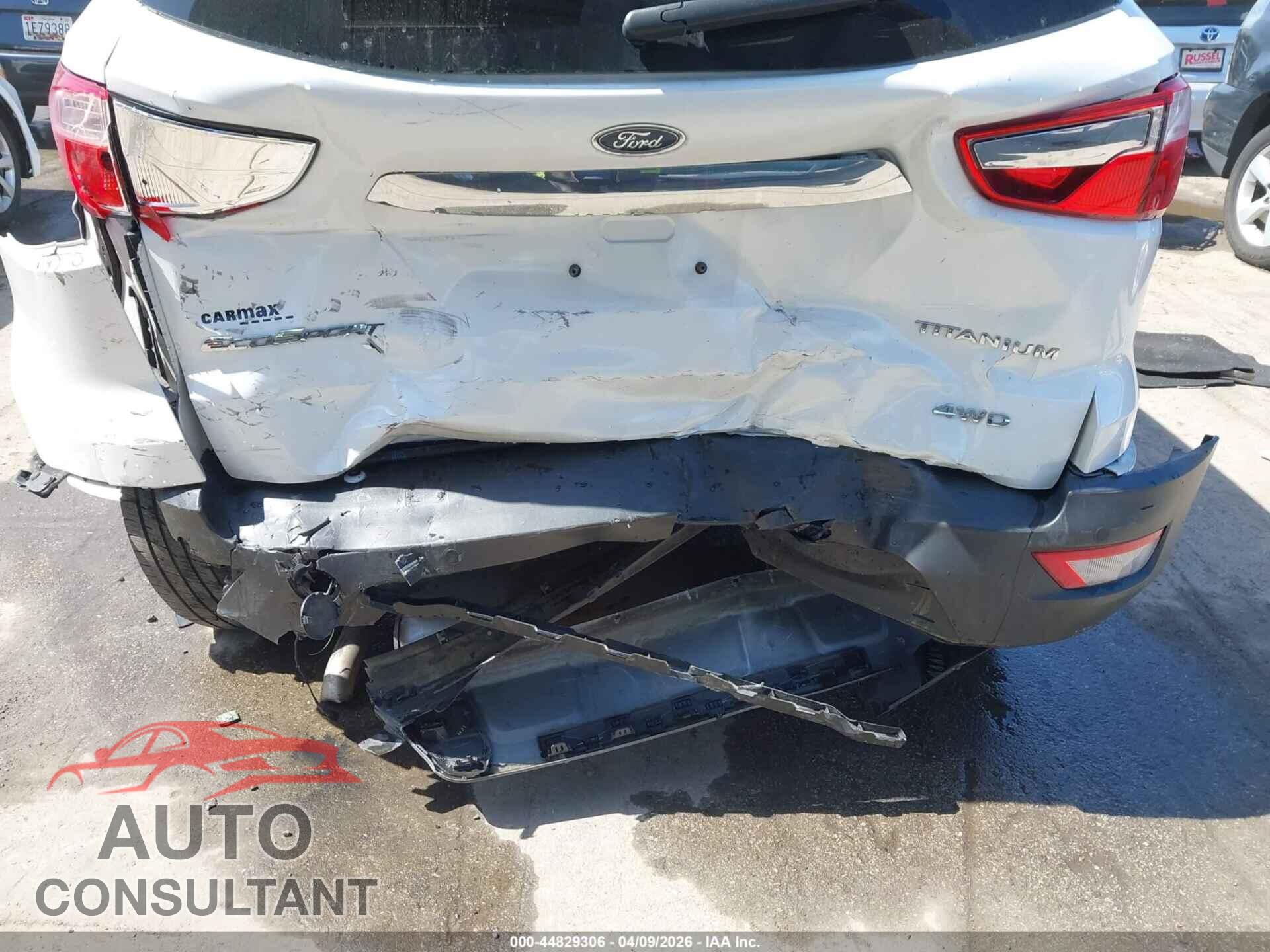 FORD ECOSPORT 2019 - MAJ6S3KL0KC280698