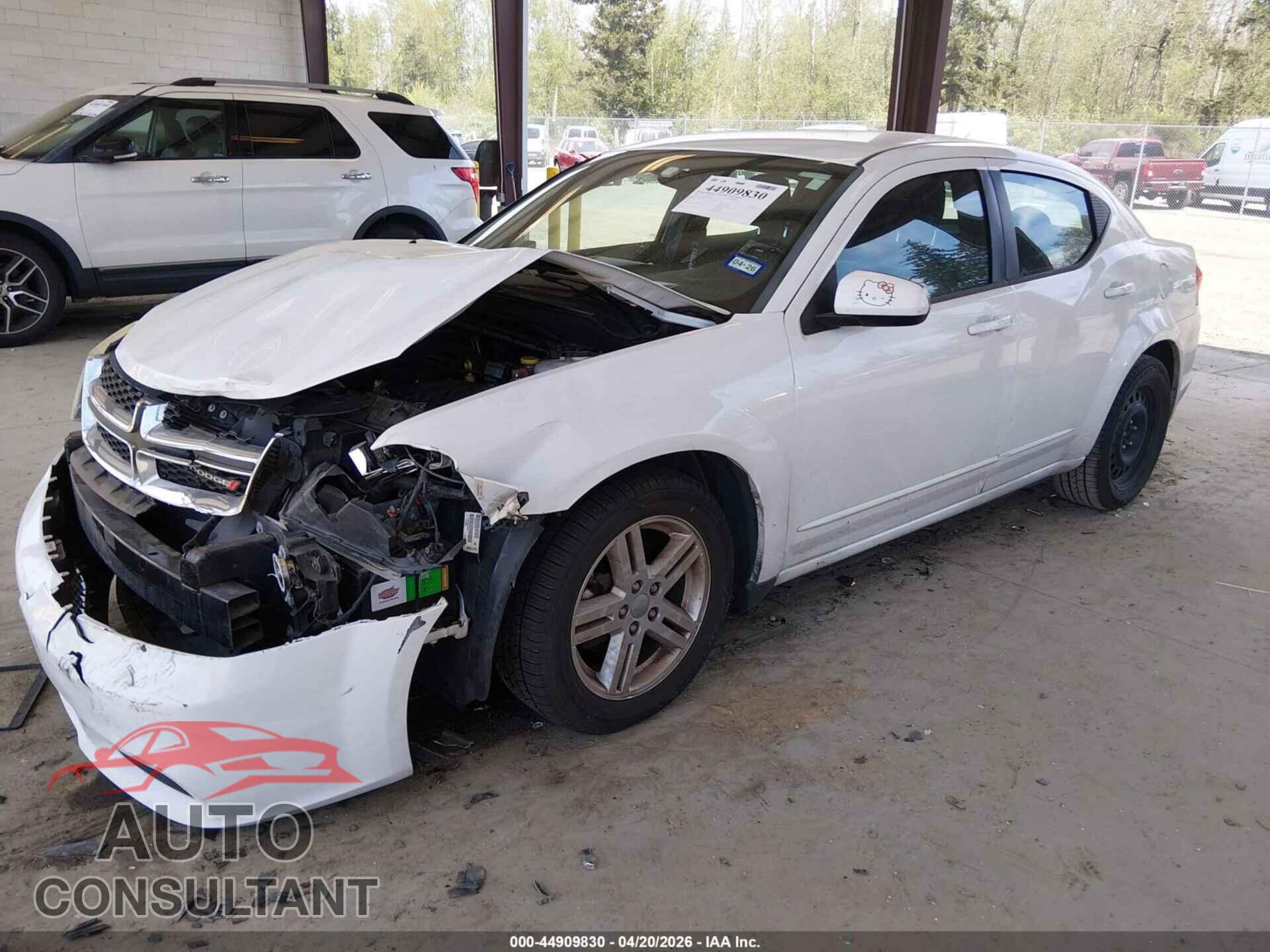 DODGE AVENGER 2013 - 1C3CDZCB1DN590399