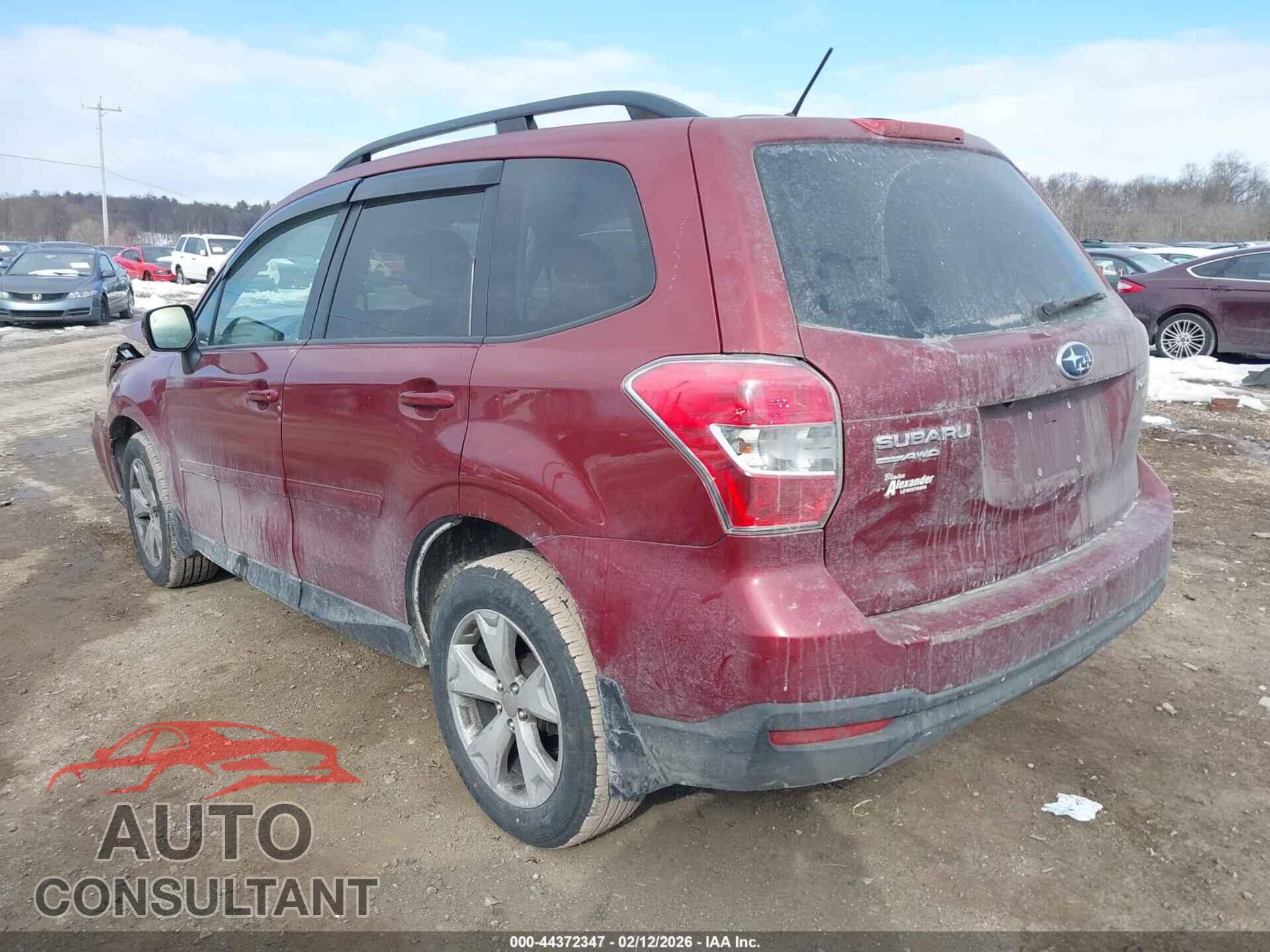 SUBARU FORESTER 2015 - JF2SJADC4FH492012
