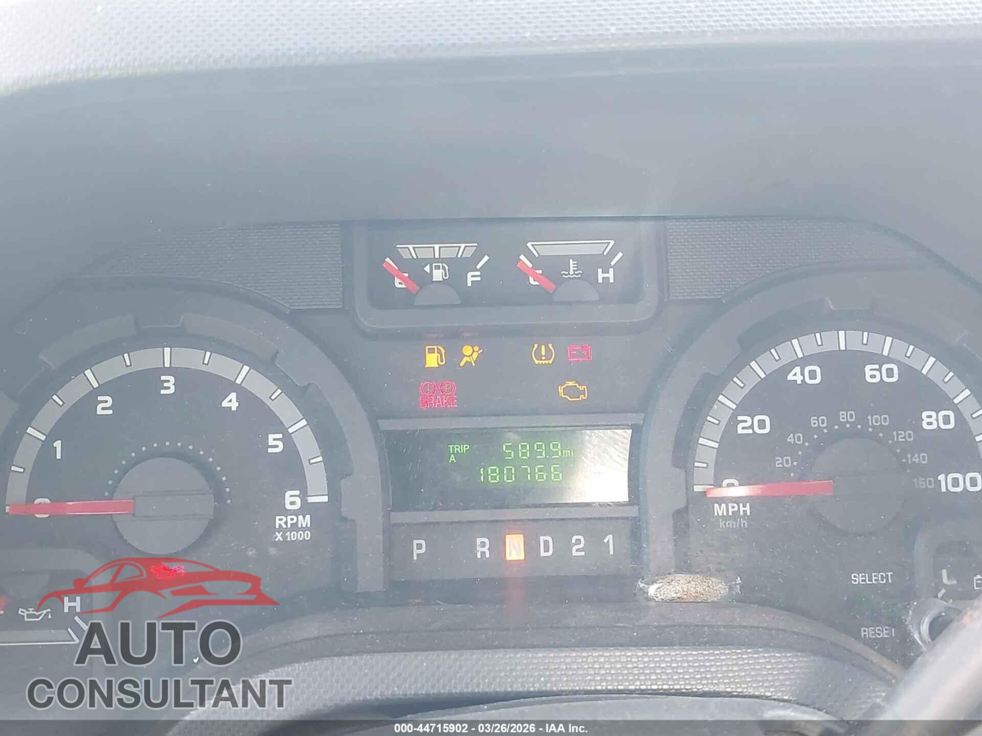 FORD E-150 2010 - 1FTNE1EW7ADA87528