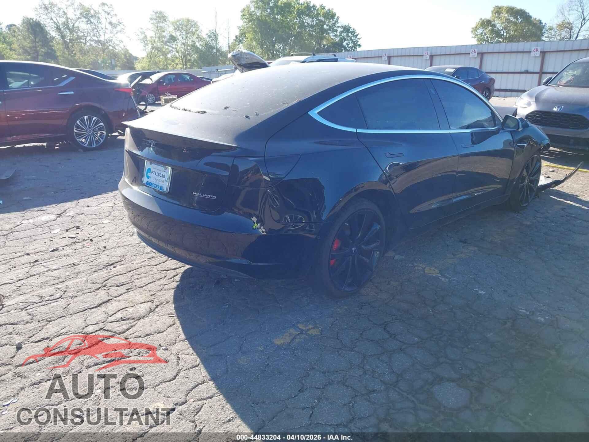 TESLA MODEL 3 2018 - 5YJ3E1EB2JF078636