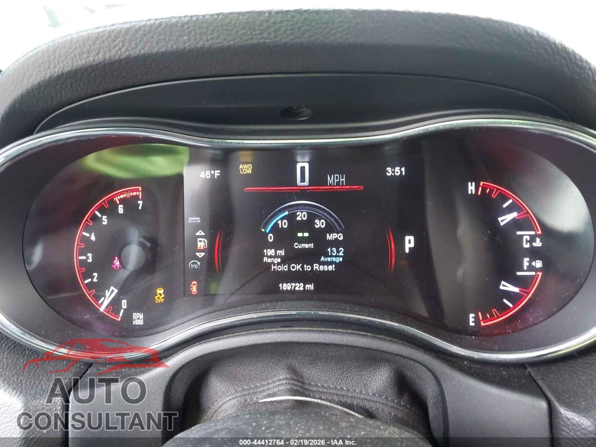DODGE DURANGO 2014 - 1C4SDJCTXEC345745