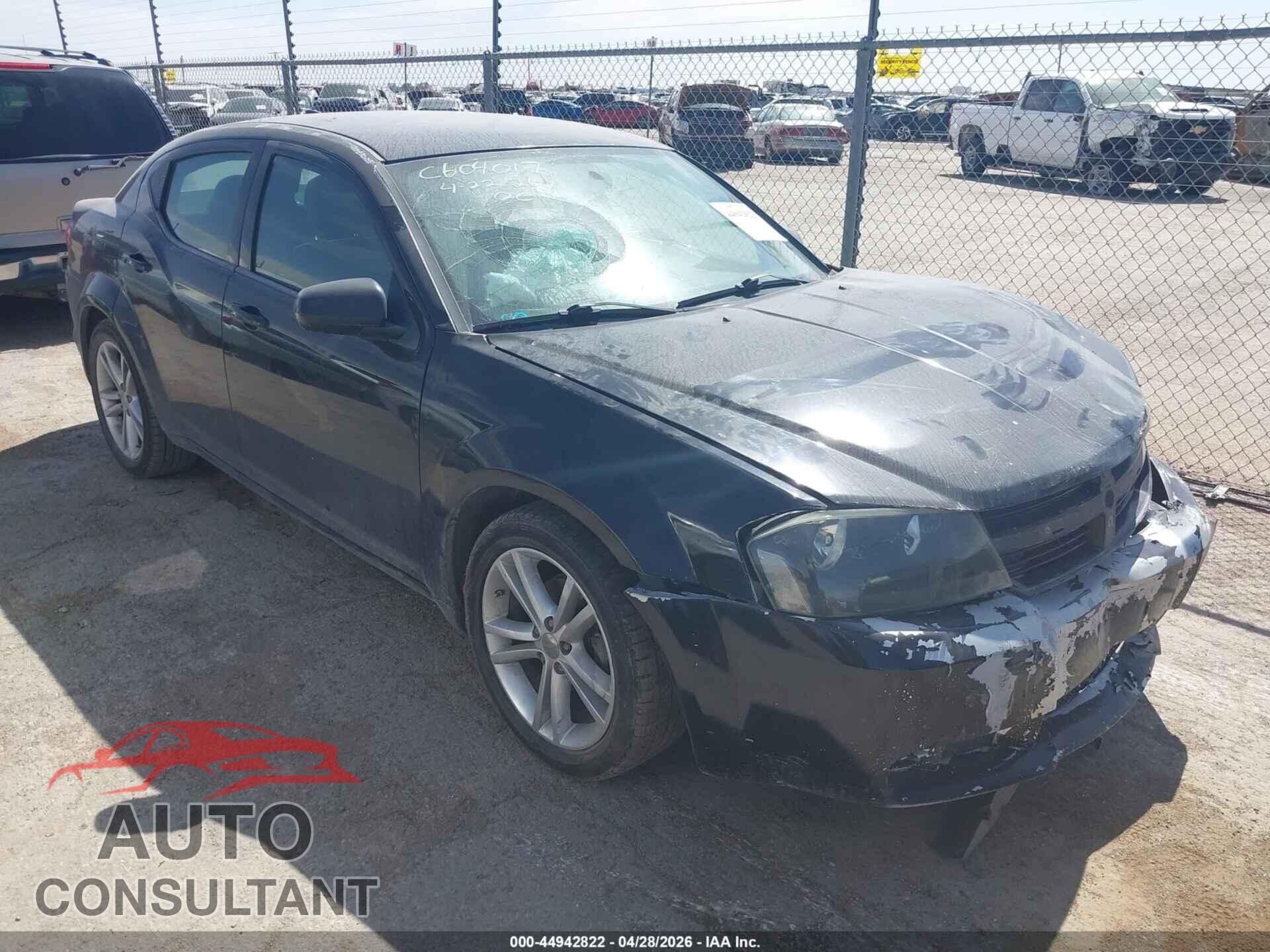 DODGE AVENGER 2013 - 1C3CDZCB4DN611388