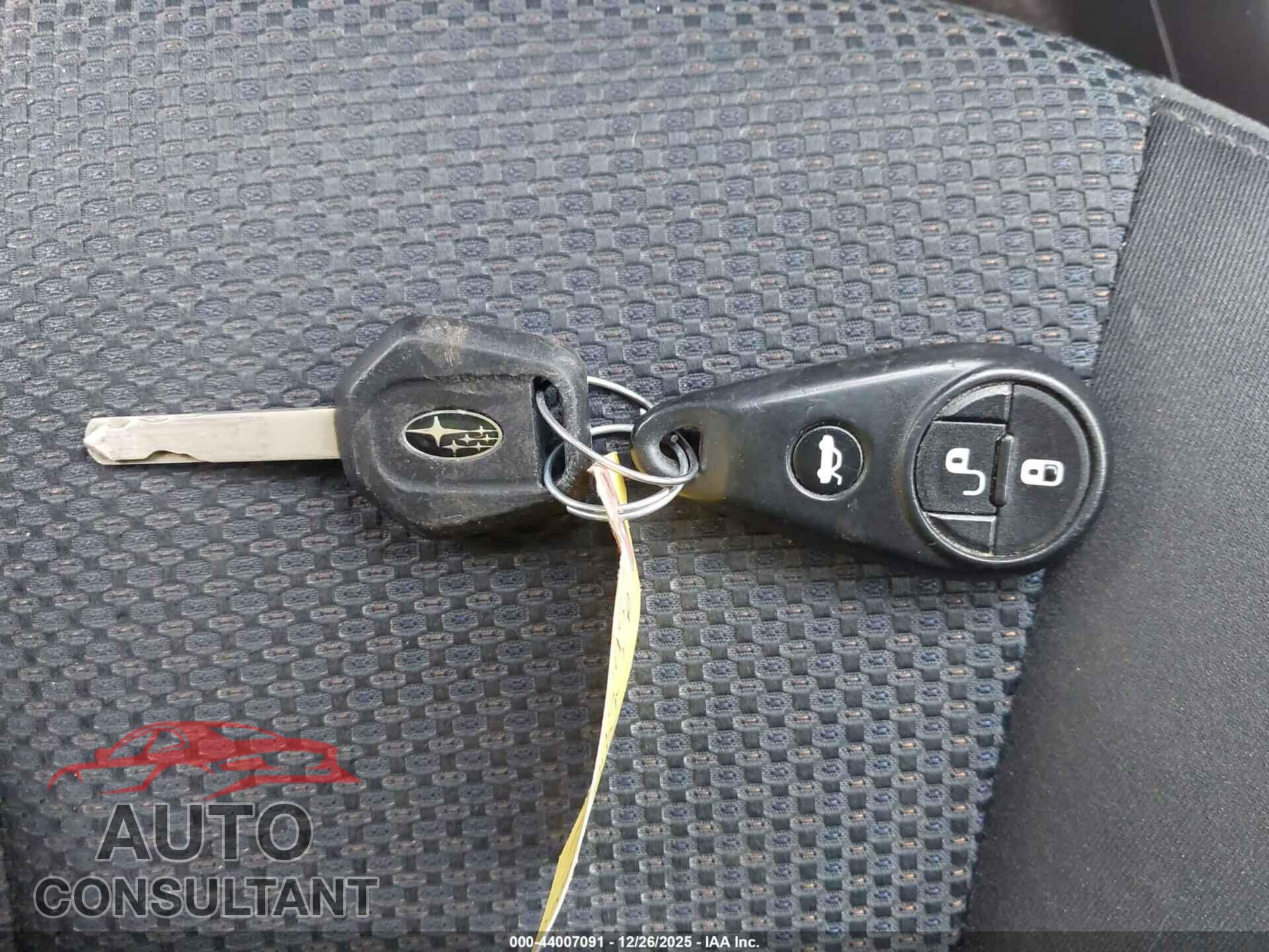 SUBARU FORESTER 2012 - JF2SHBDC4CH425083