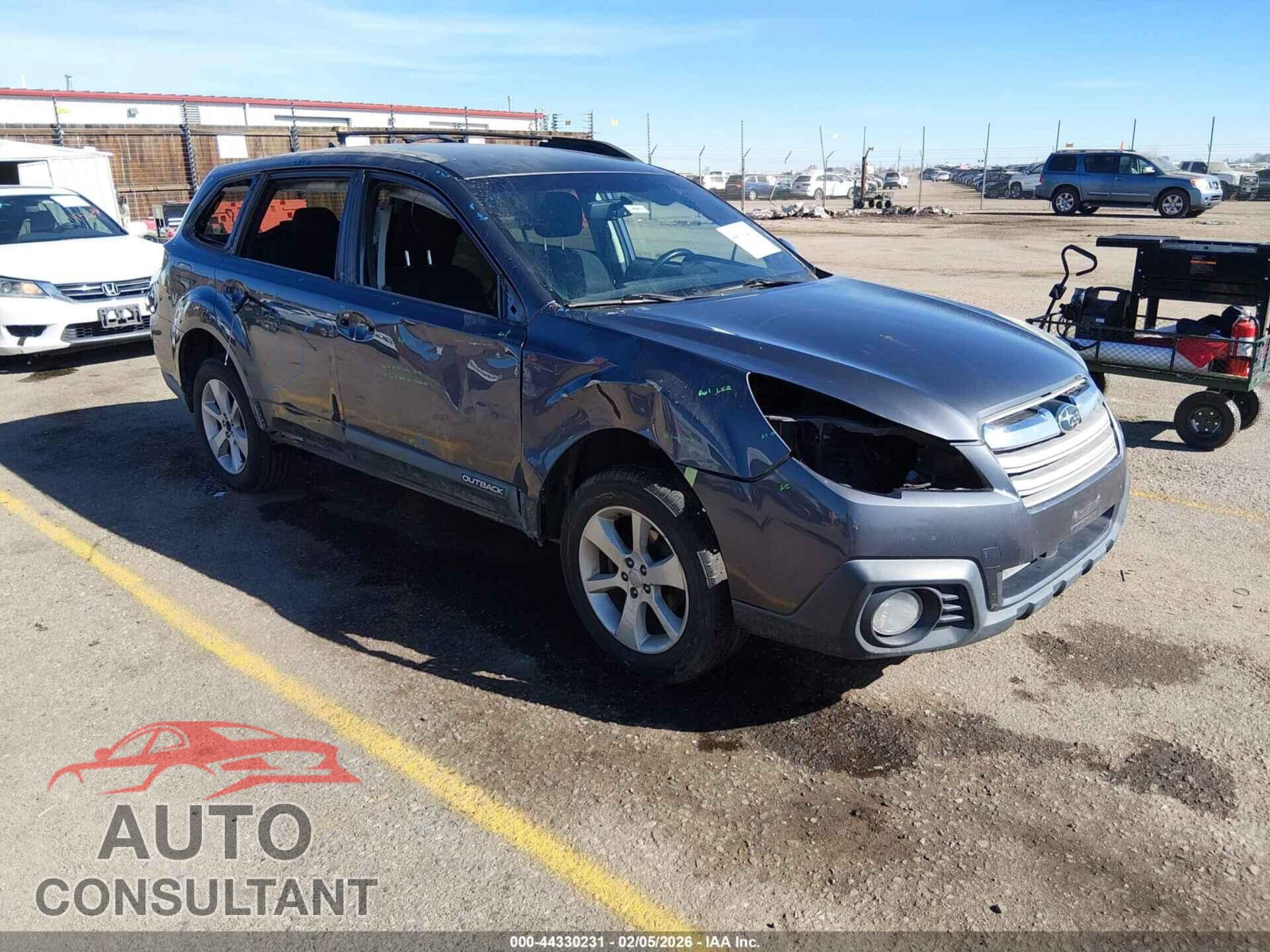 SUBARU OUTBACK 2014 - 4S4BRBCC0E3208249