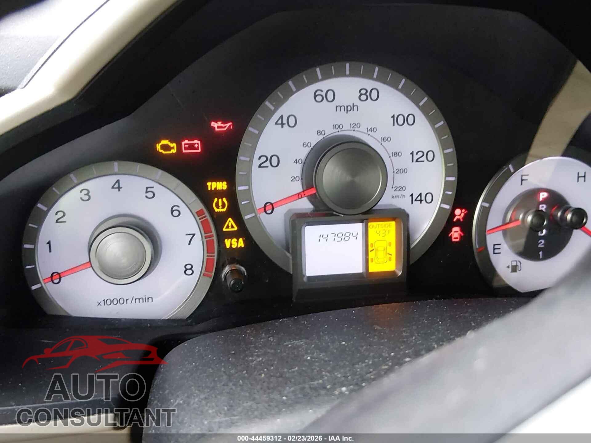 HONDA PILOT 2009 - 5FNYF38579B013376
