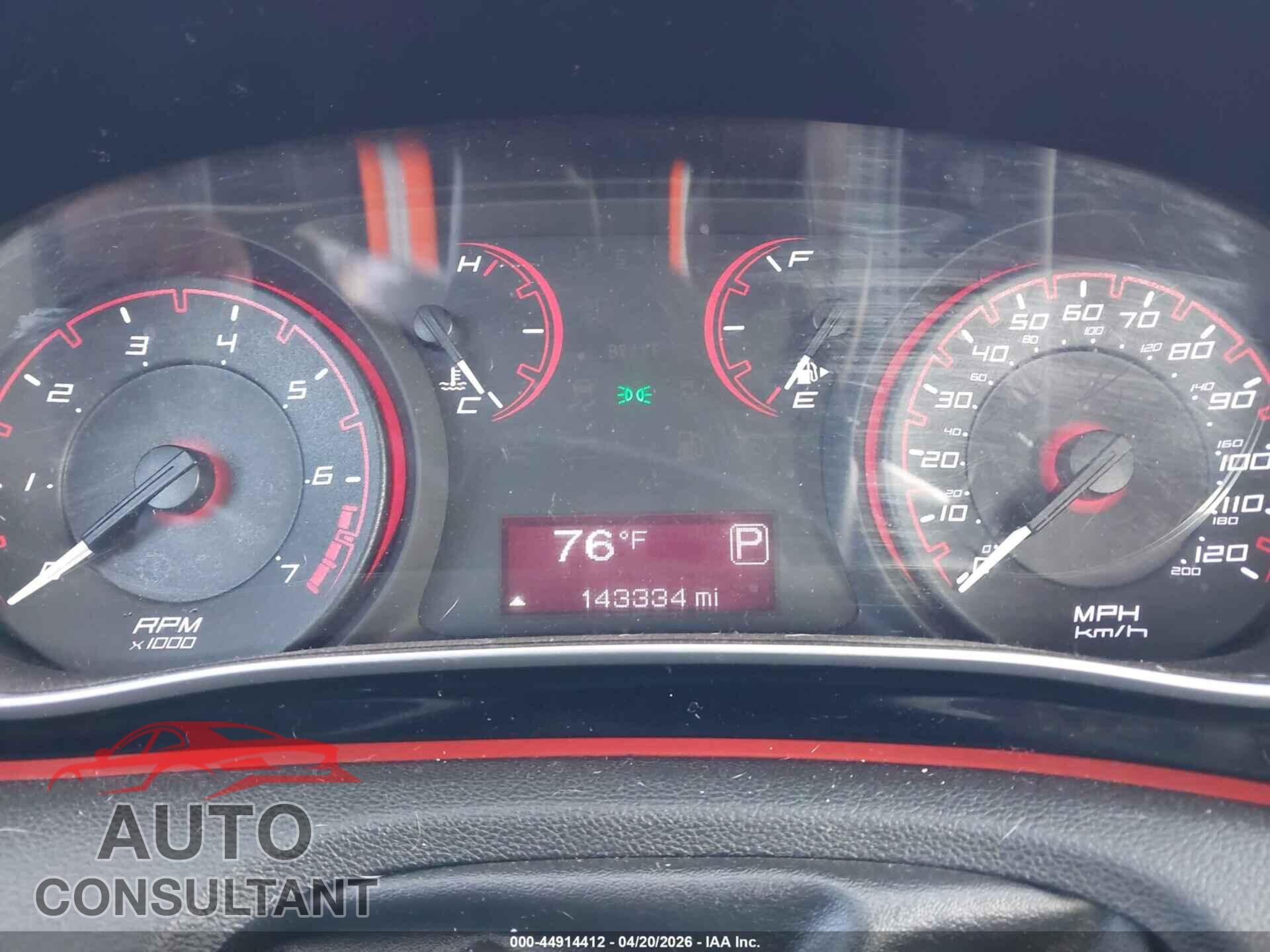 DODGE DART 2015 - 1C3CDFBB6FD144547