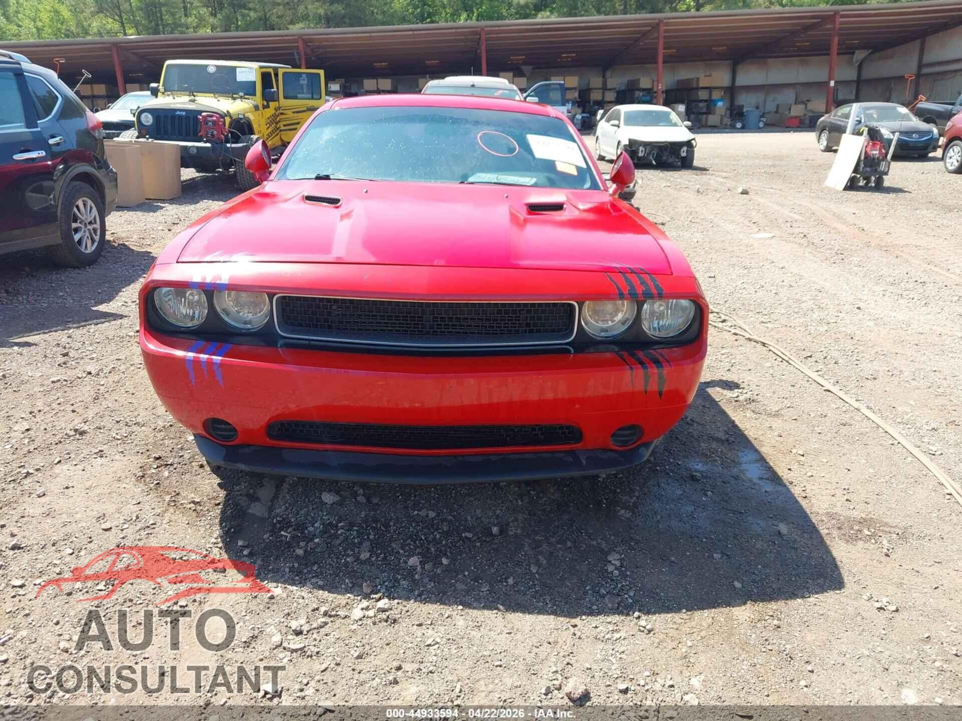 DODGE CHALLENGER 2012 - 2C3CDYAG3CH246606