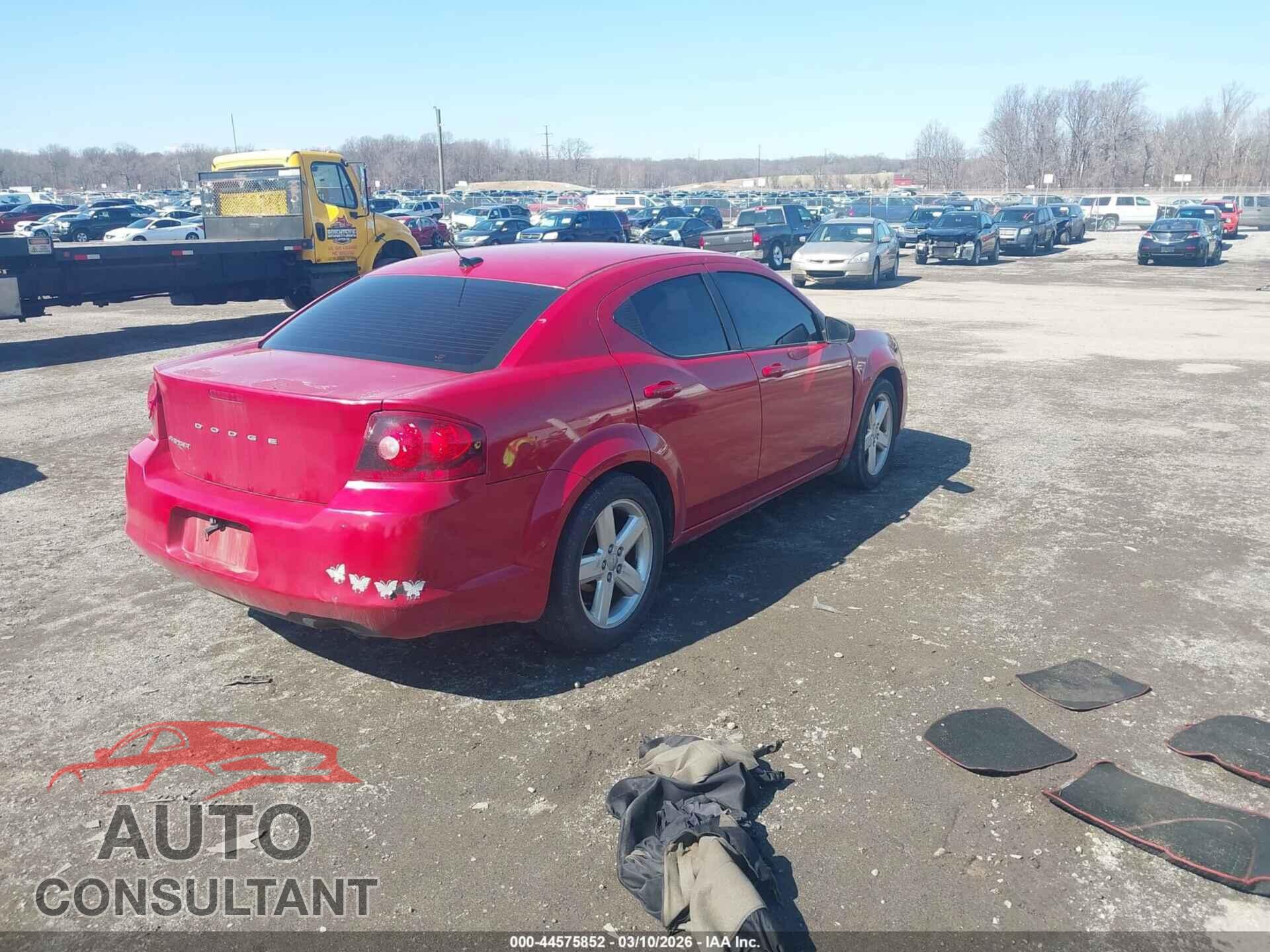 DODGE AVENGER 2013 - 1C3CDZAB0DN662244