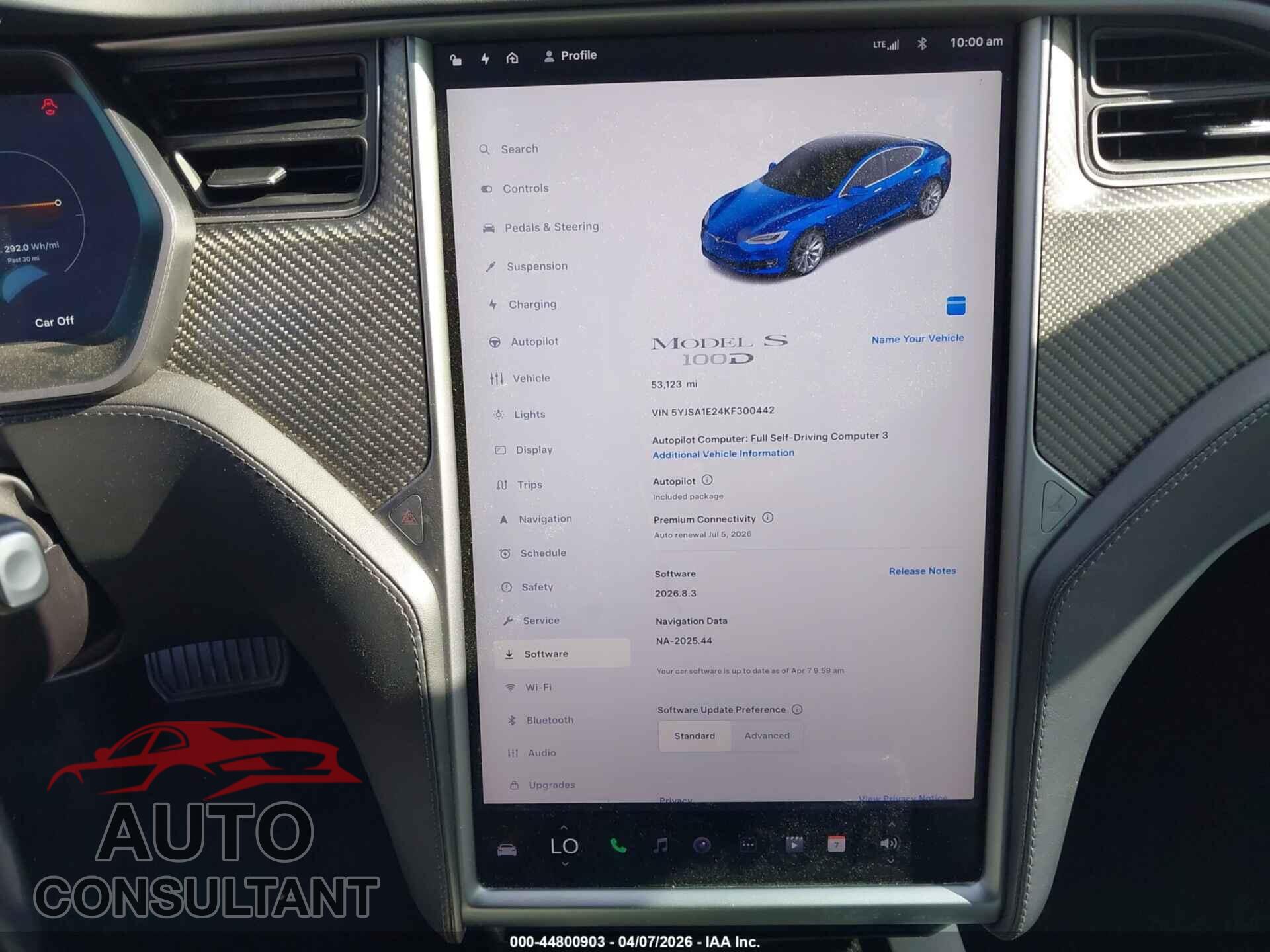 TESLA MODEL S 2019 - 5YJSA1E24KF300442